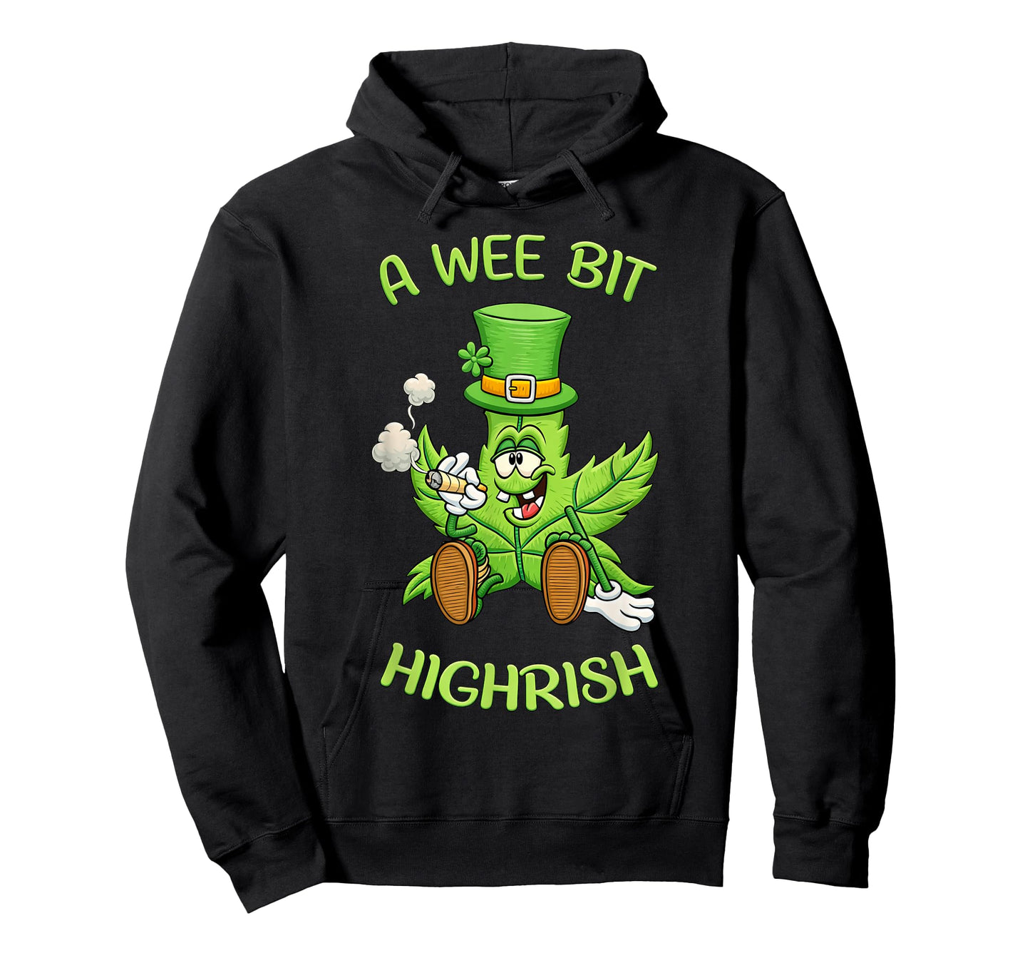 A Wee Bit Highrish Funny Irish Humor St Patrick Art T-Shirt