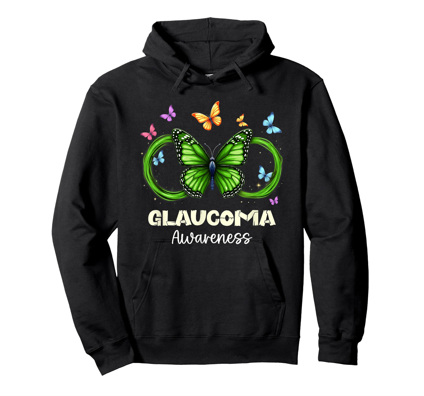 Butterfly Infinity Glaucoma Awareness T-Shirt