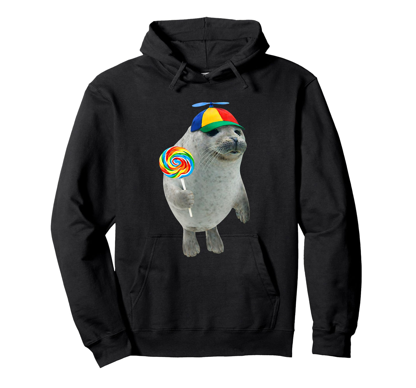 Silly Seal with Lollipop Meme T-Shirt