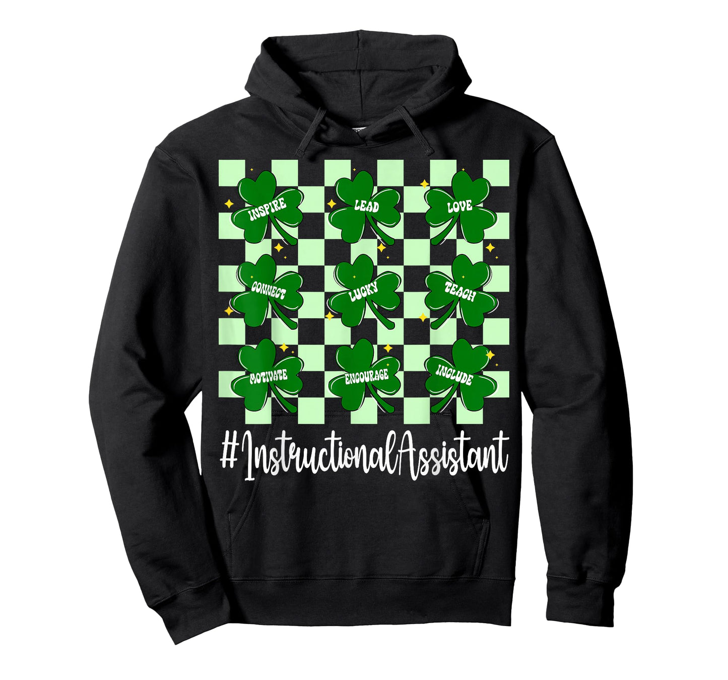 Instructional Assistant St Patricks Day Irish Teacher Aide T-Shirt