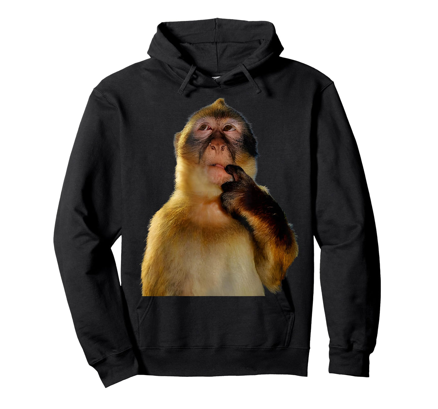 Thinking Monkey Funny Meme Cute Gen Alpha T-Shirt