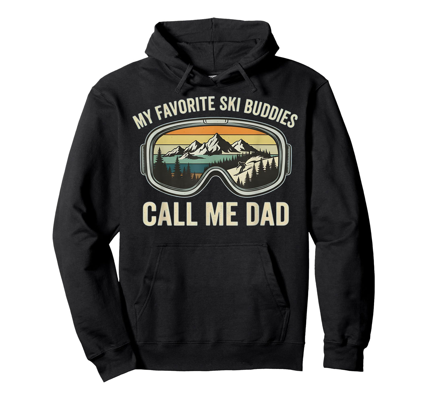 My Favorite Ski Buddies Call Me Dad Funny Skiing Dad Gifts T-Shirt
