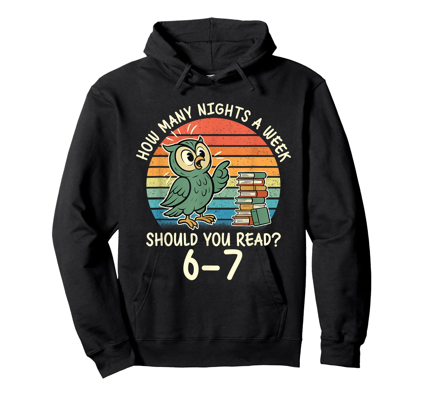 How Many Nights a Week Should You Read? 67 Book Reading Meme T-Shirt