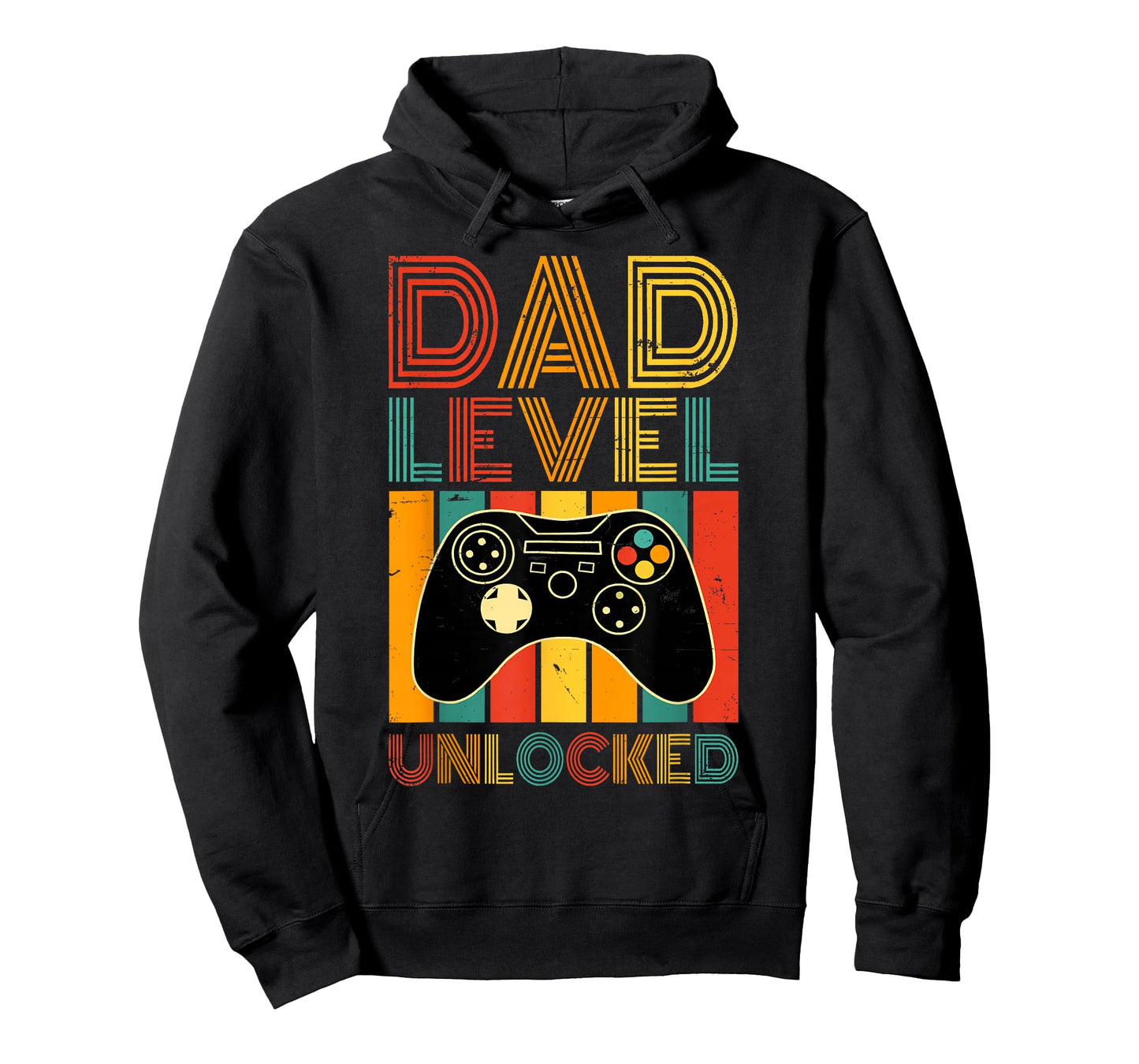 Funny New Dad Level Unlocked Gaming Gamer Daddy Papa Mens T-Shirt
