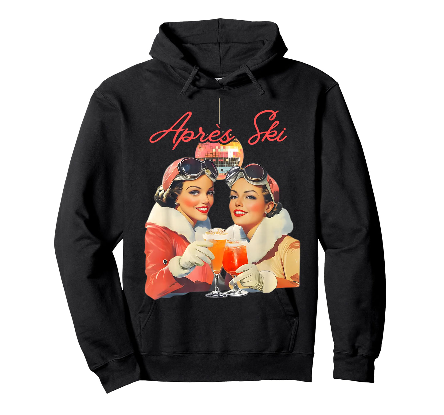 80s Apres ski Outfit Men Women Skier Freerider Skiing ski T-Shirt