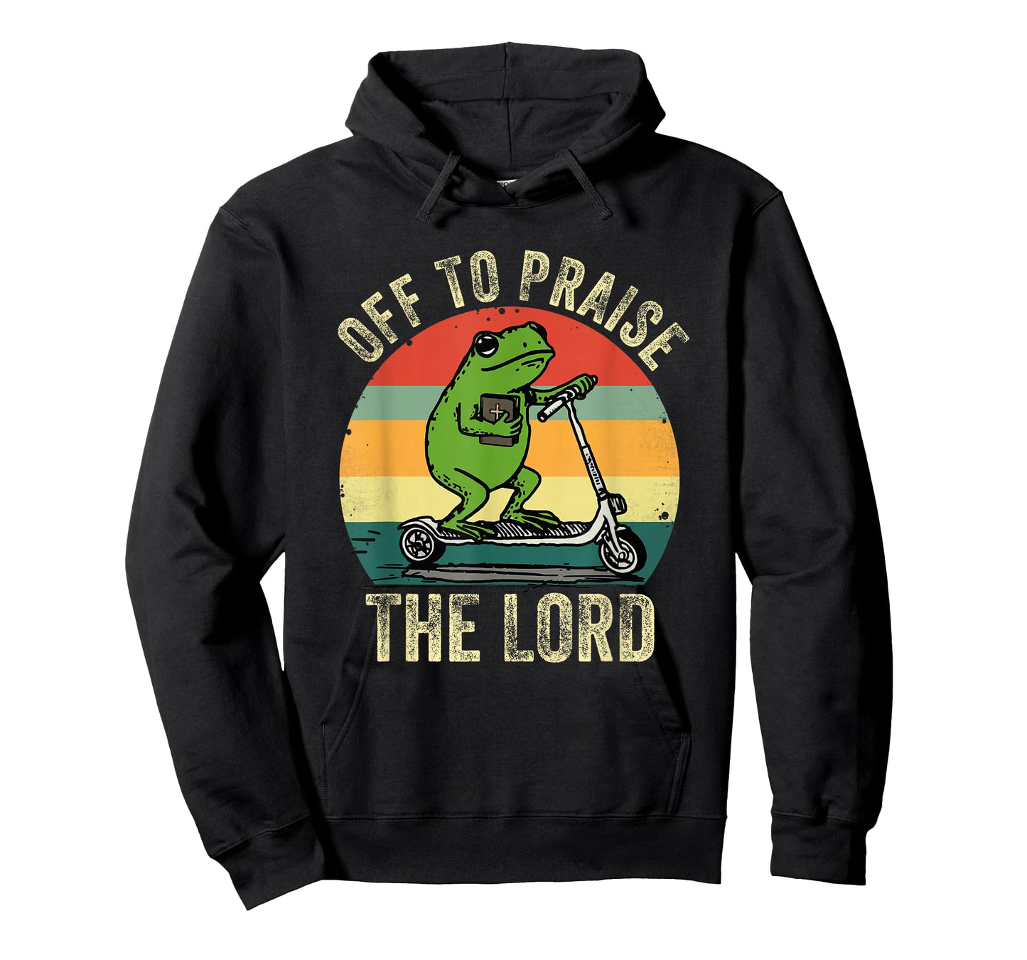 Off to Praise The Lord Funny Frog Bible Study Jesus Church T-Shirt