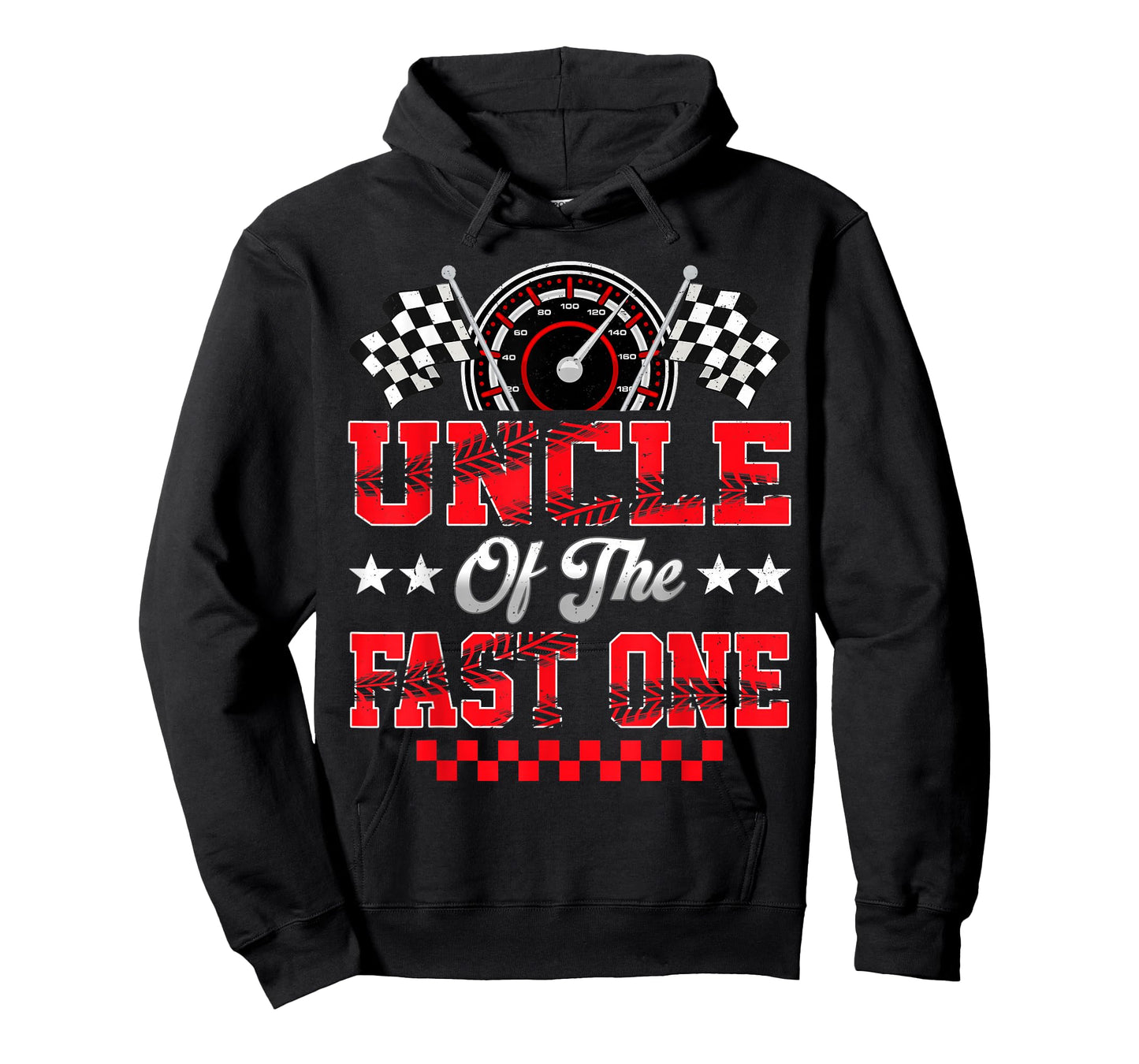Race Car Birthday Party Uncle of The Fast One T-Shirt