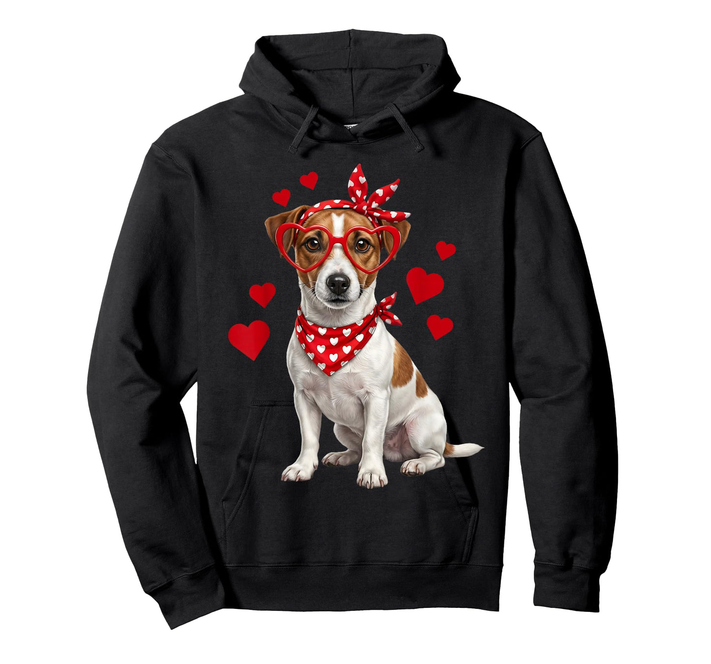 Jack Russell Terrier Valentines Day Dog Lover Heart T-Shirt
