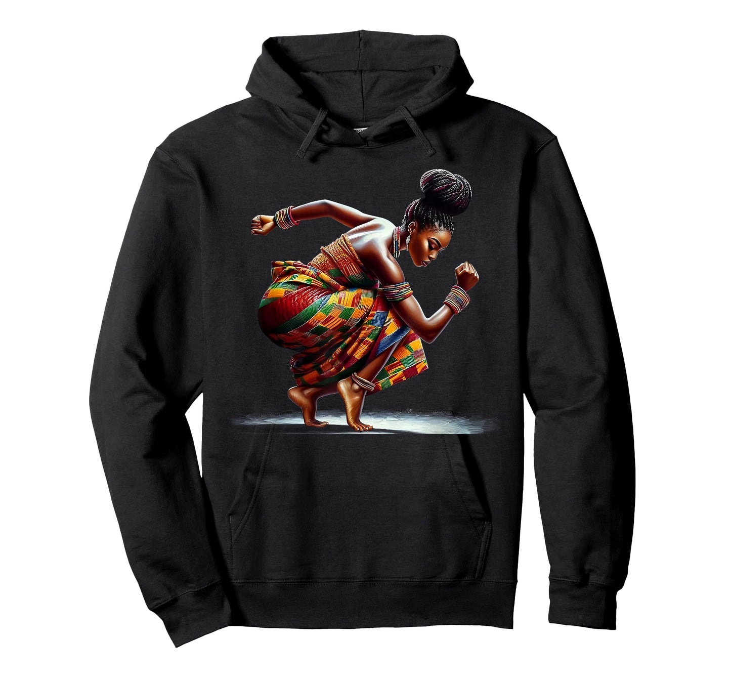 Love Black Woman African Melanin Queen Black History Month T-Shirt