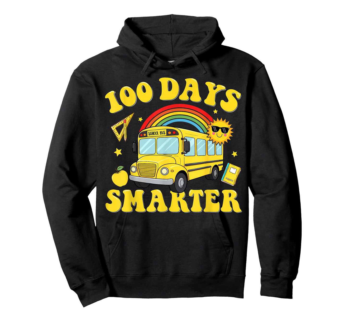 100 Days Smarter for Kid Boys Girls Youth Students 100th Day T-Shirt