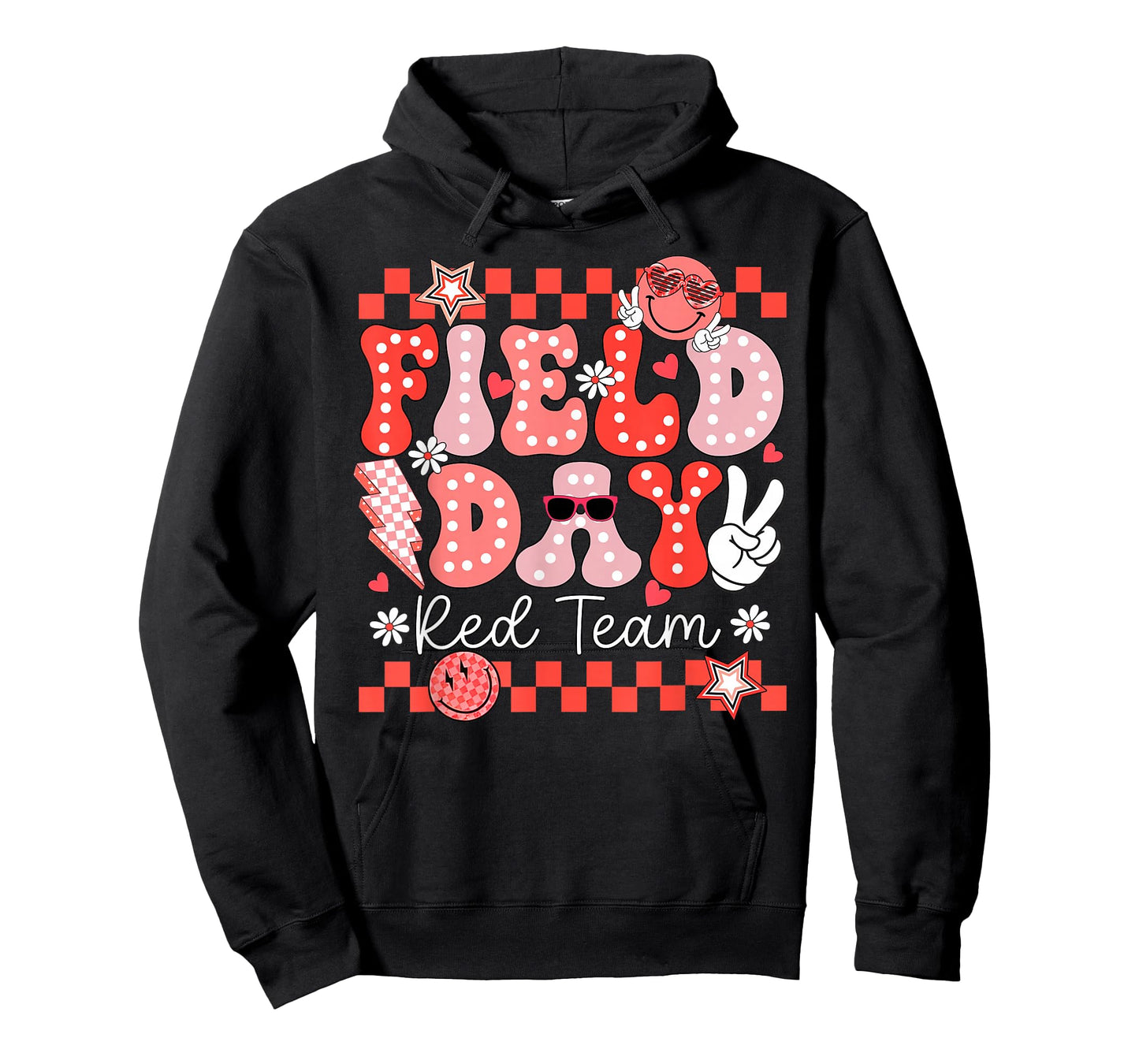 Funny Field Day Red Team Field Trip Matching Teacher Kids T-Shirt
