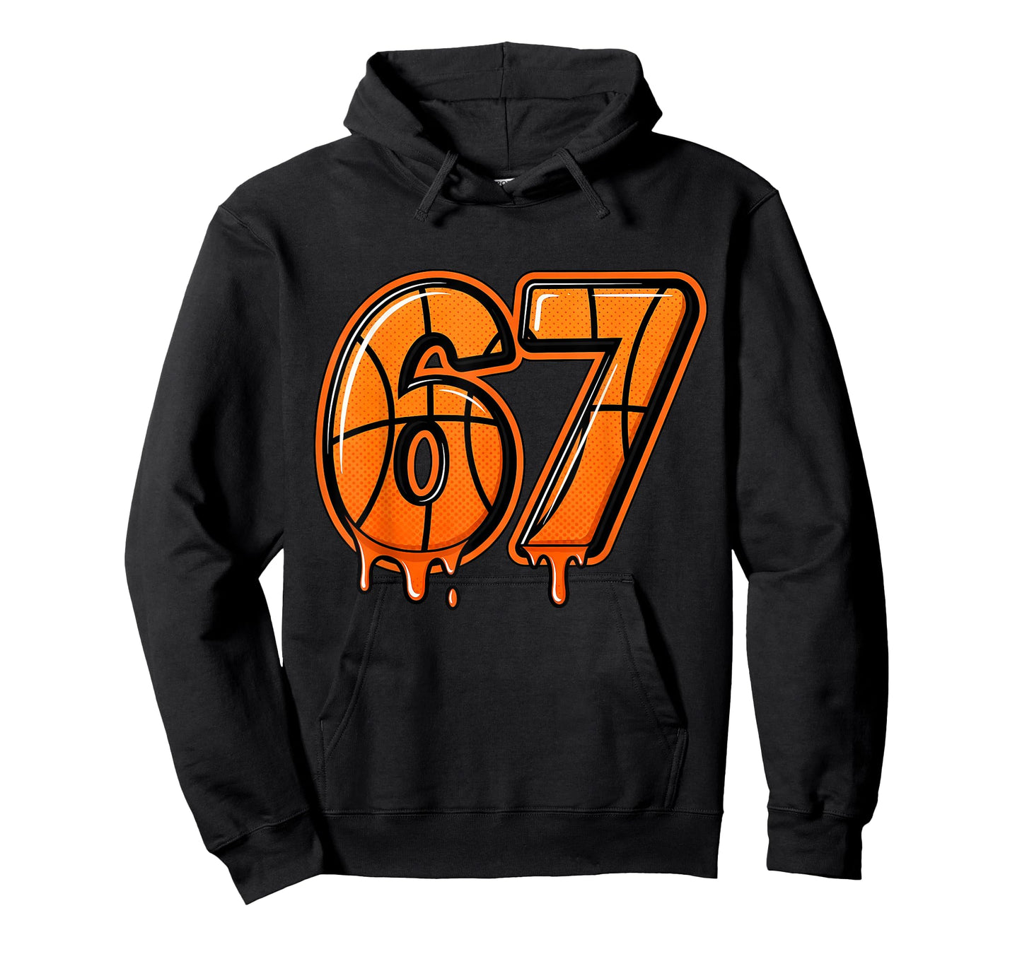 Funny Six Seven 67 Meme Gen Alpha 67 Basketball for Kids Men T-Shirt