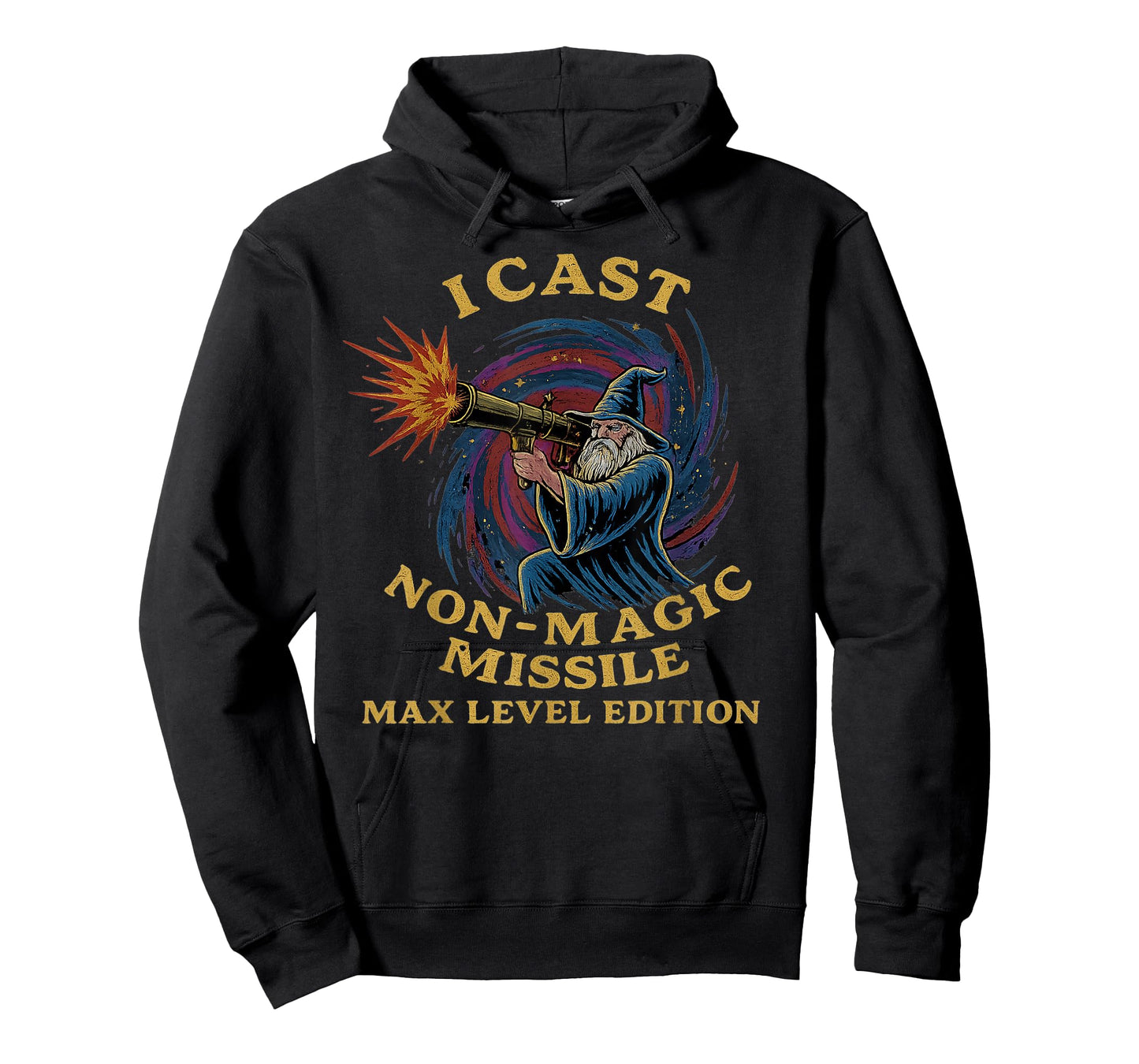 I Cast Non-Magic Missile Funny Wizard Parody Meme T-Shirt