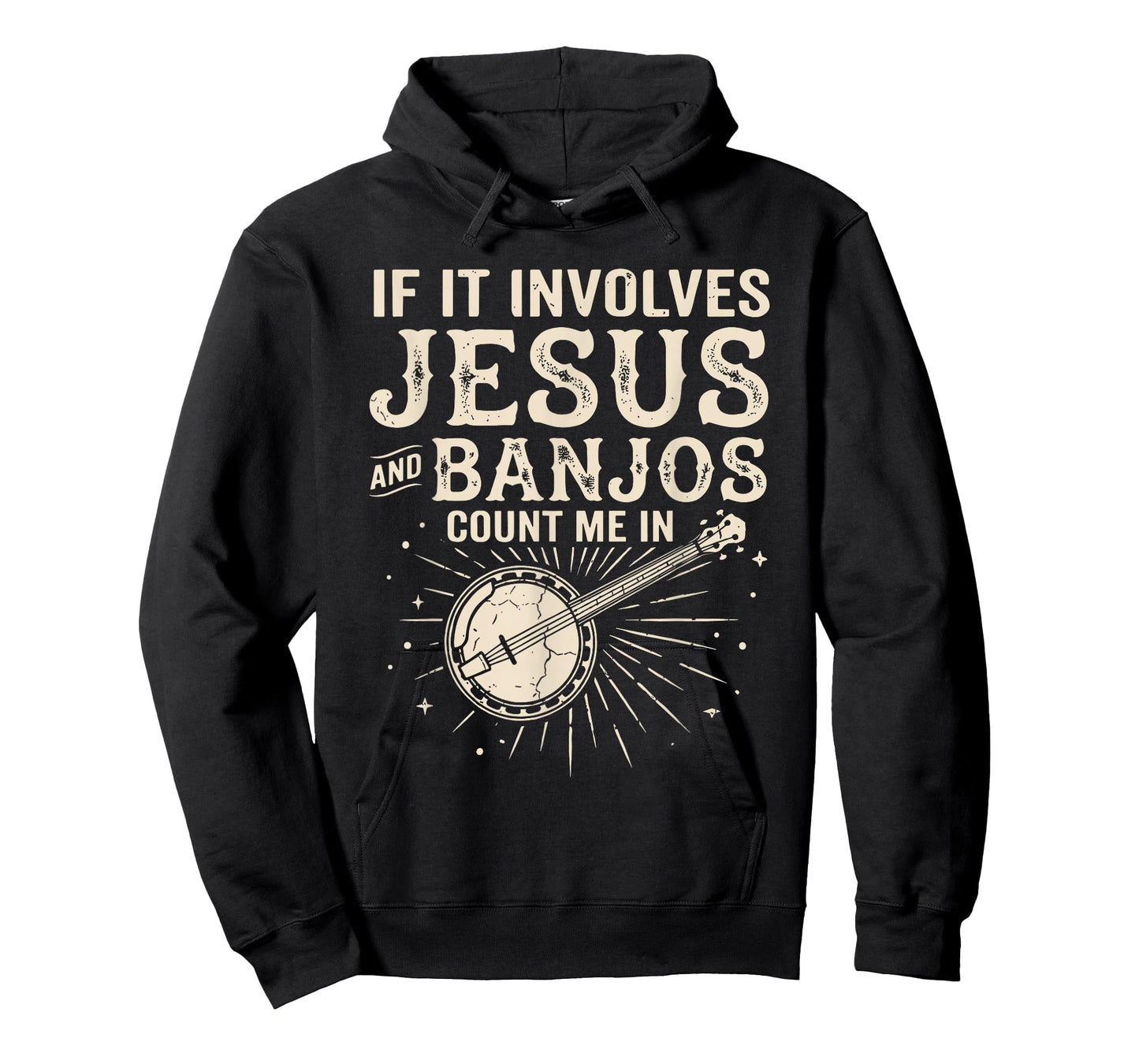 If It Involves Jesus and Banjos Count Me in T-Shirt