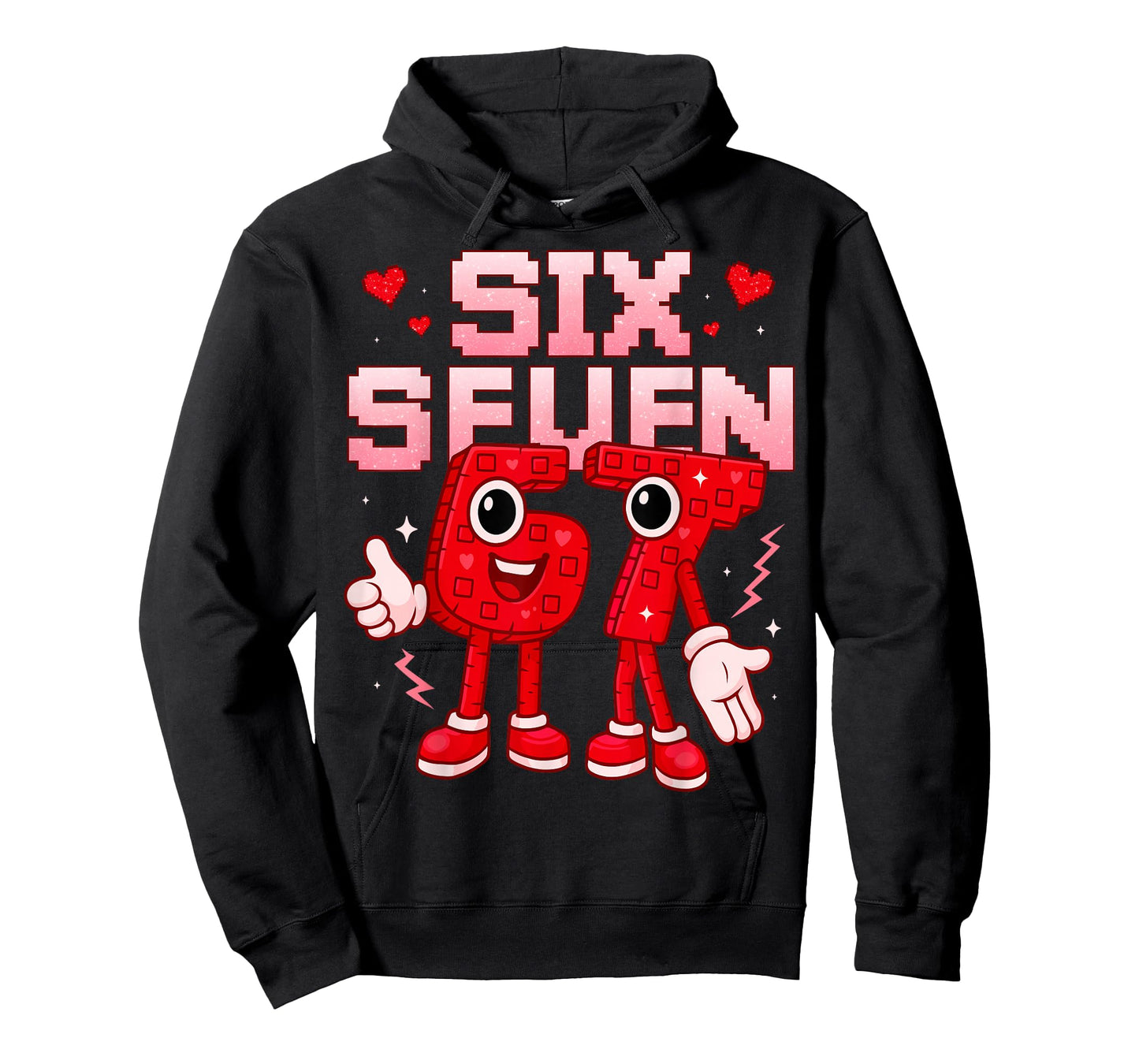 67 Six Seven for Kids Boys Youth Womens Adult Valentines Day T-Shirt