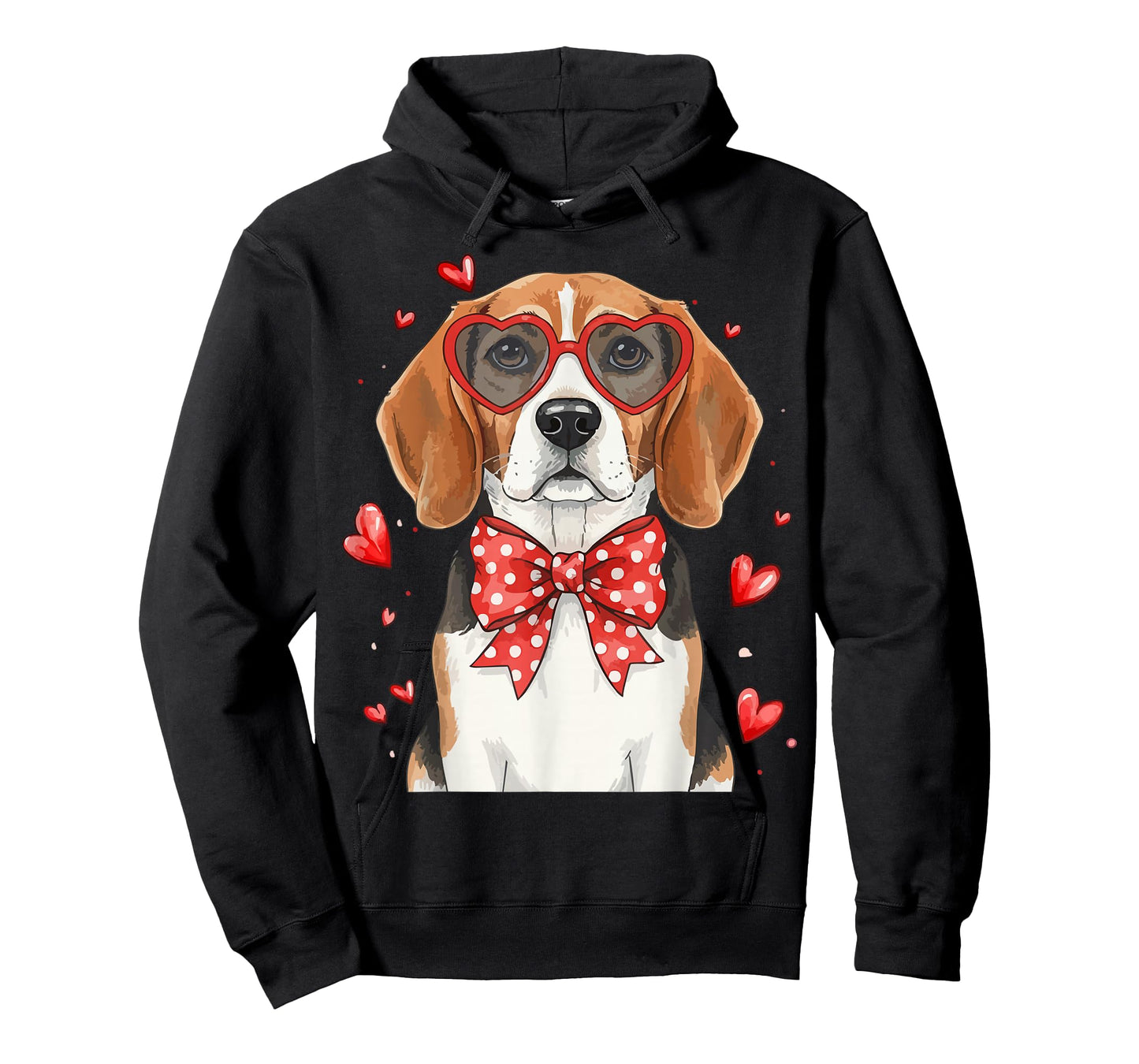 Cute Beagle Dog Heart Love Valentine Pet Animal Lovers T-Shirt