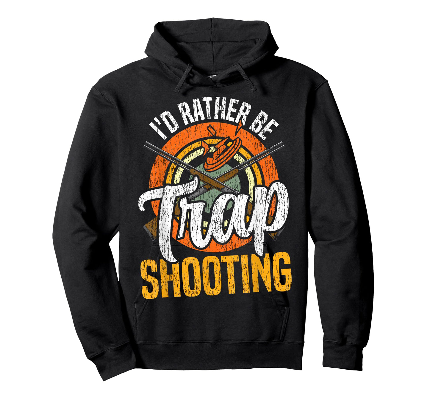 Shotgun Skeet Trap Clay Pigeon Shooting Retro Vintage I'd T-Shirt