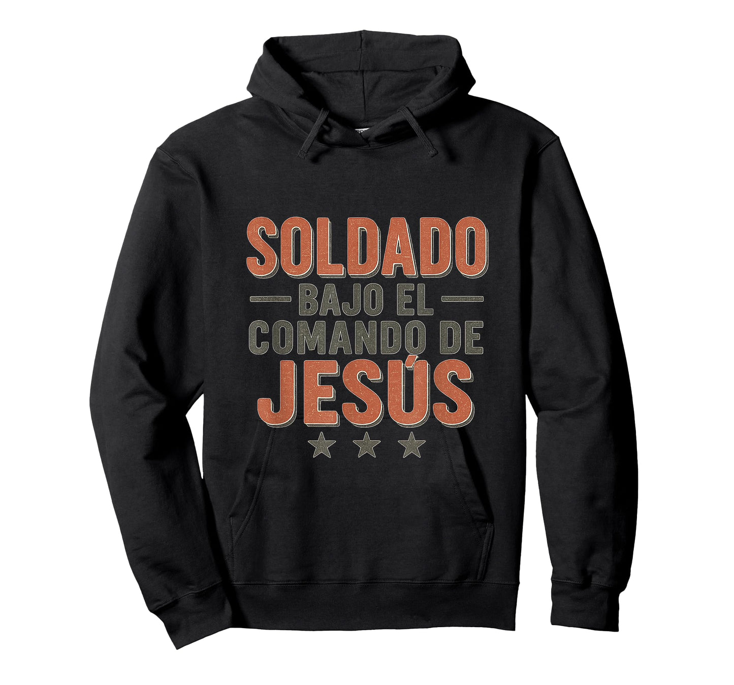 Soldado Bajo El Comando De Jesús Graphic Design T-Shirt