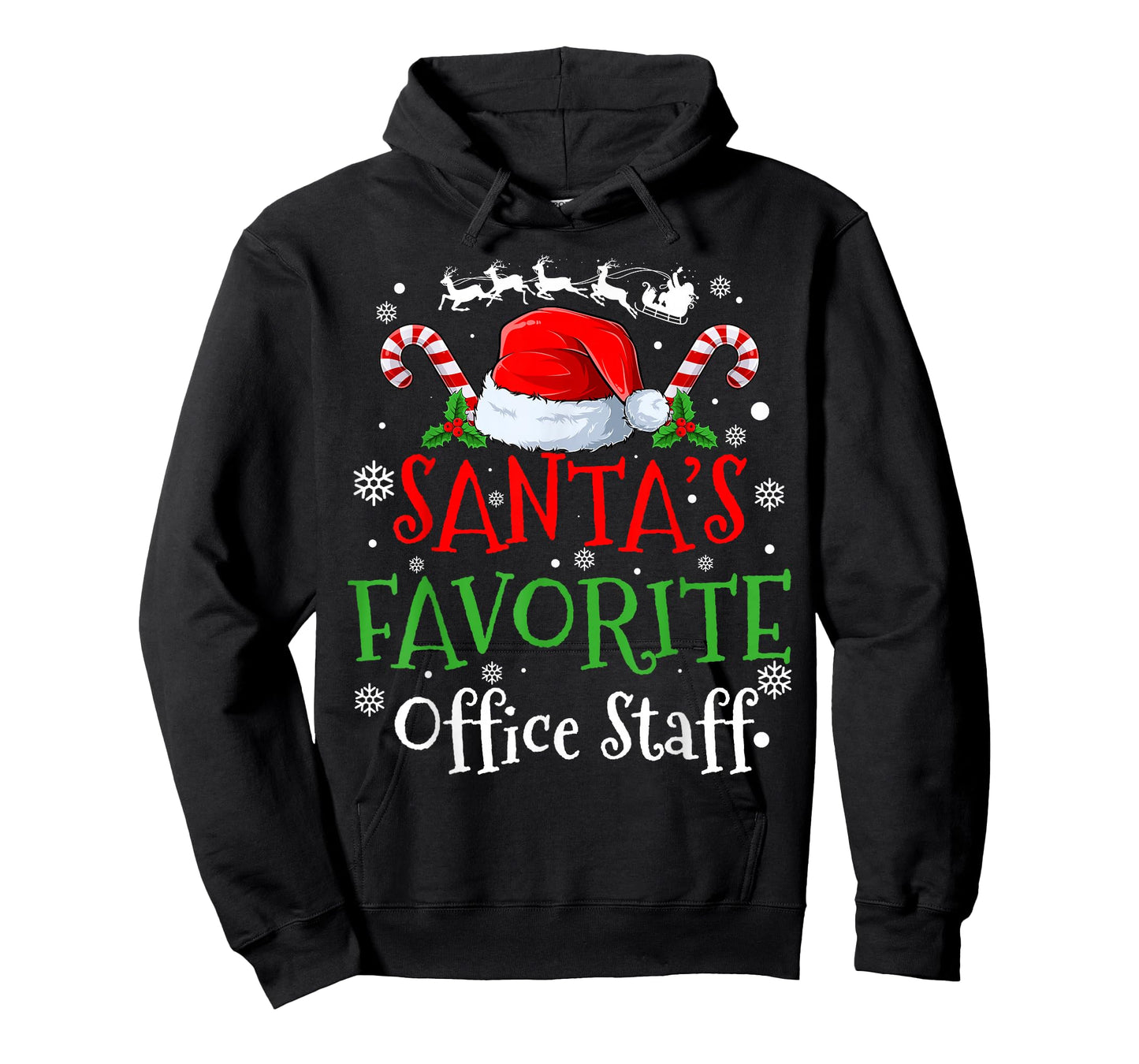 Santa's Favorite Office Staff Christmas Party T-Shirt