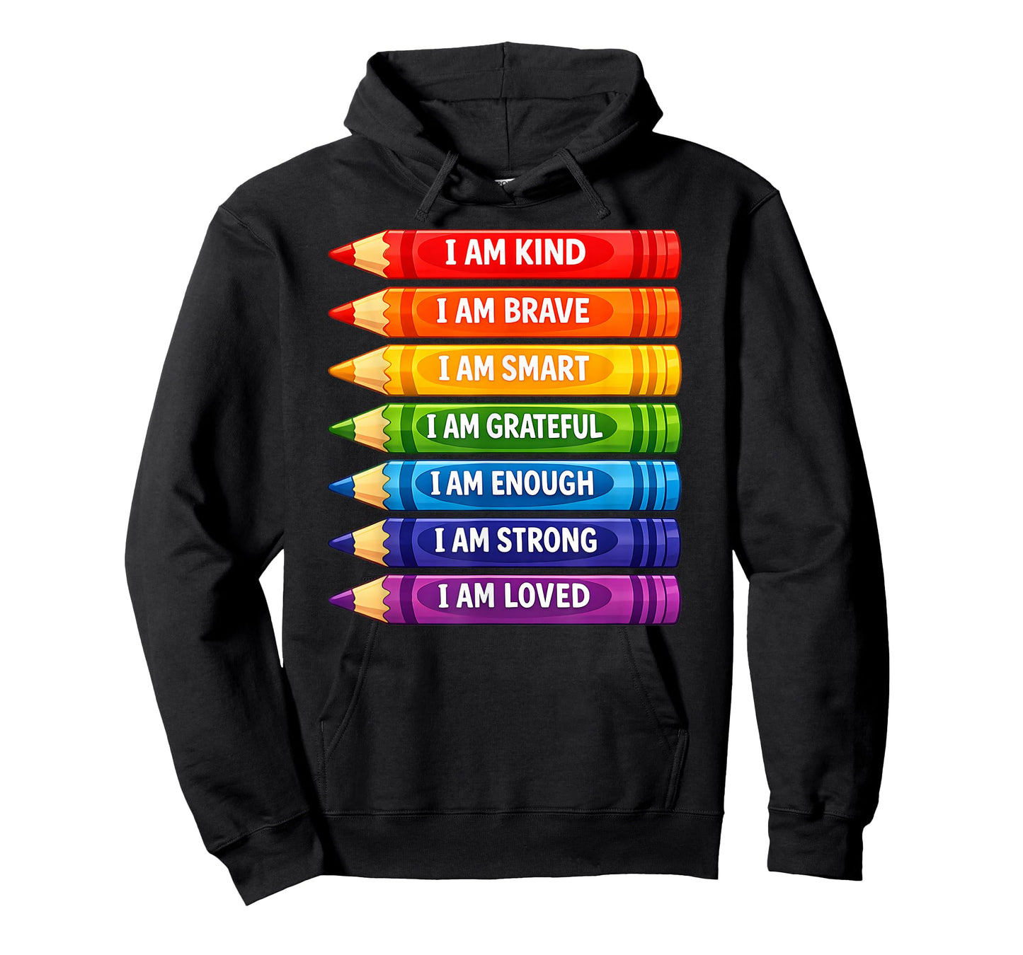 Positive Affirmations Crayons for Kids T-Shirt