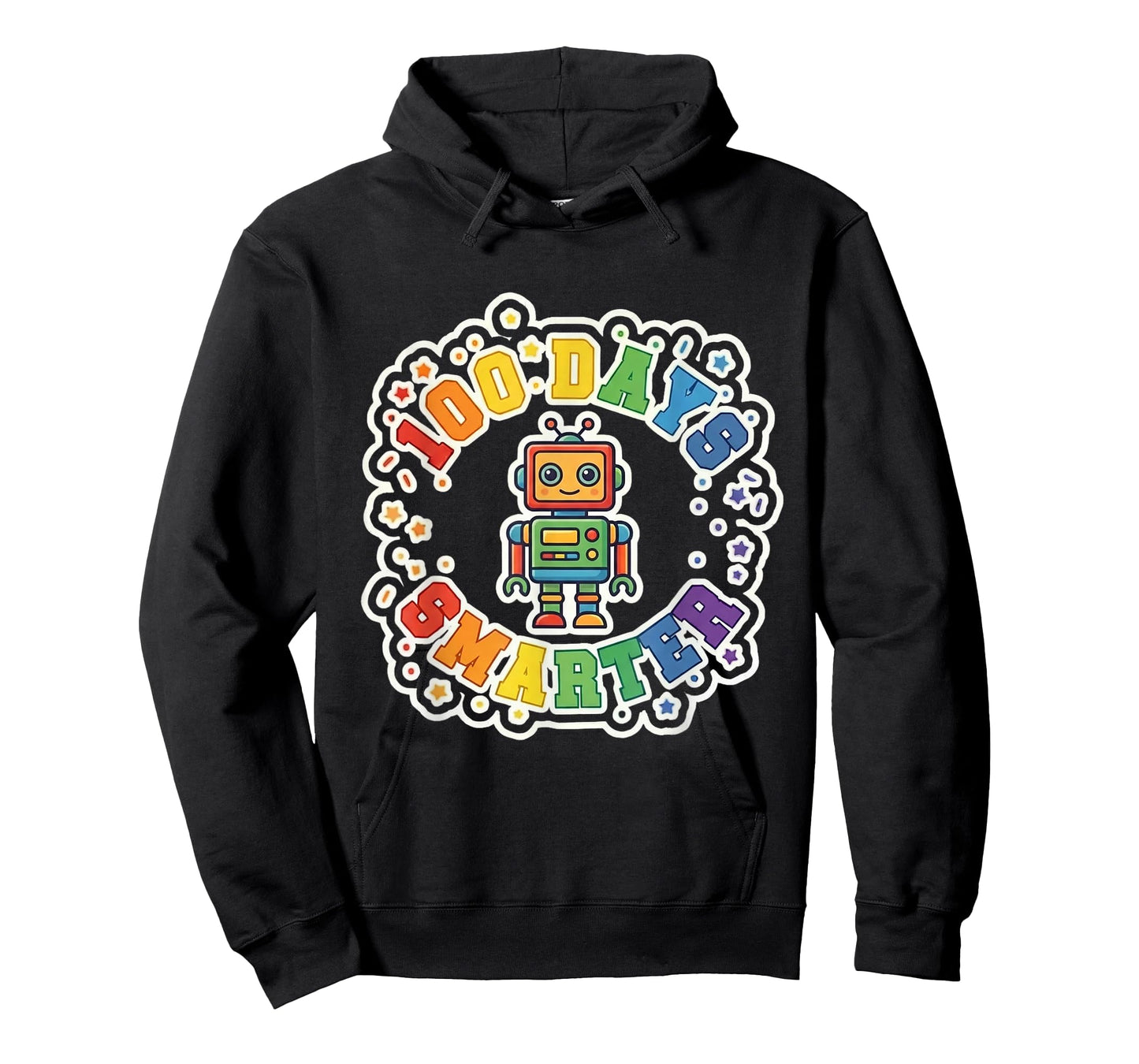 Robot 100 Days Smarter STEM Tech Boys 100th Day of School T-Shirt