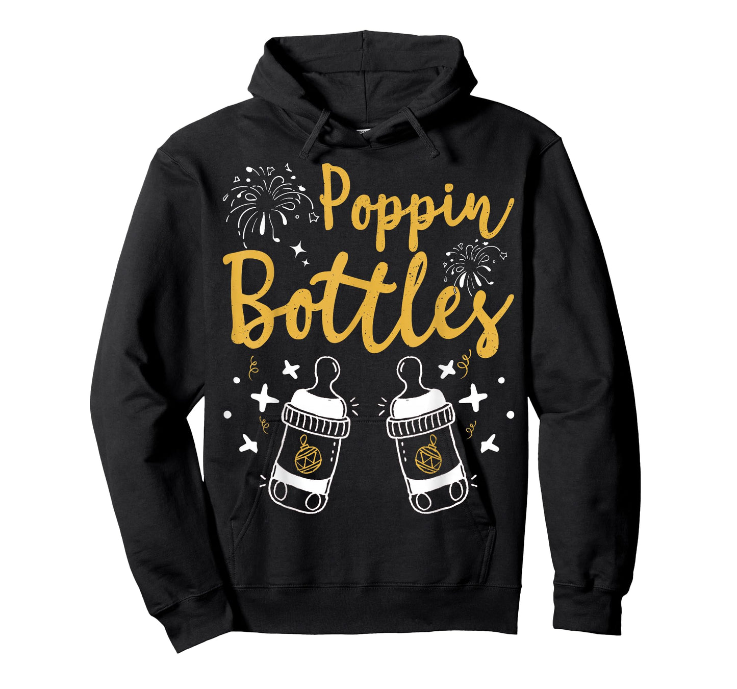 Poppin Bottles for New Year PICU ER Nurse Christmas Bauble T-Shirt