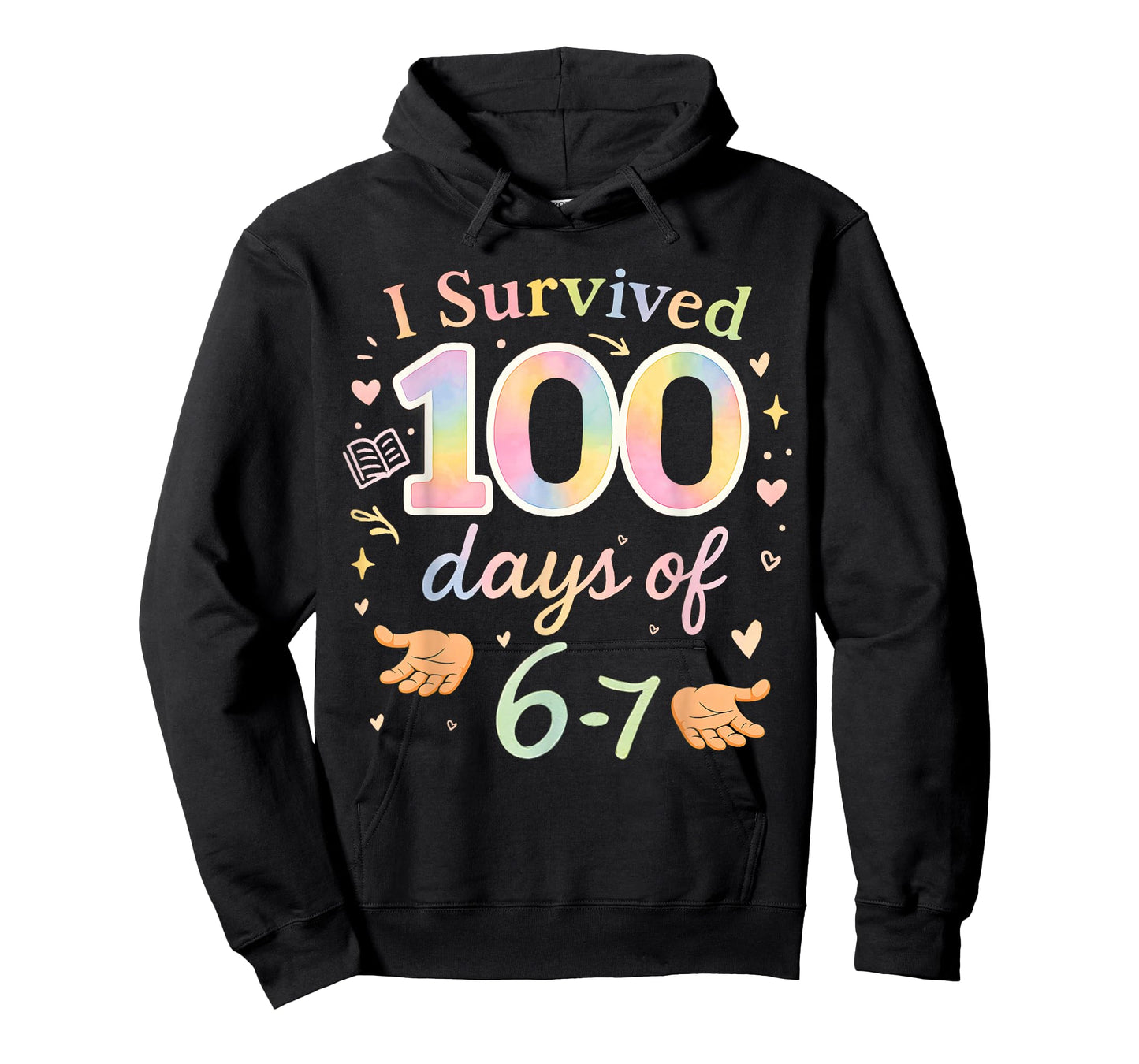 Funny 67 100th Day of School Teacher 100 Days 6 7 Meme 6-7 T-Shirt