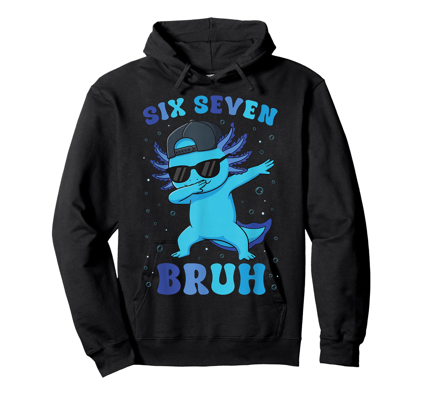 Six Seven 6 7 Meme Cool Dabbing 67 Axolotl Kids Boys Teens T-Shirt