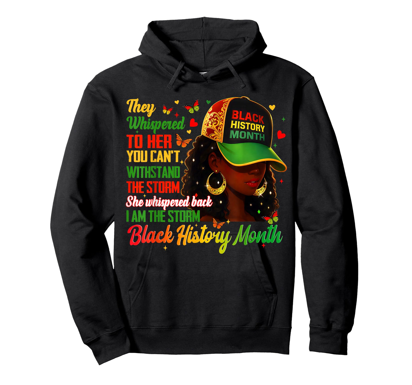 I am Black Pride Black History Month African Outfit Women T-Shirt