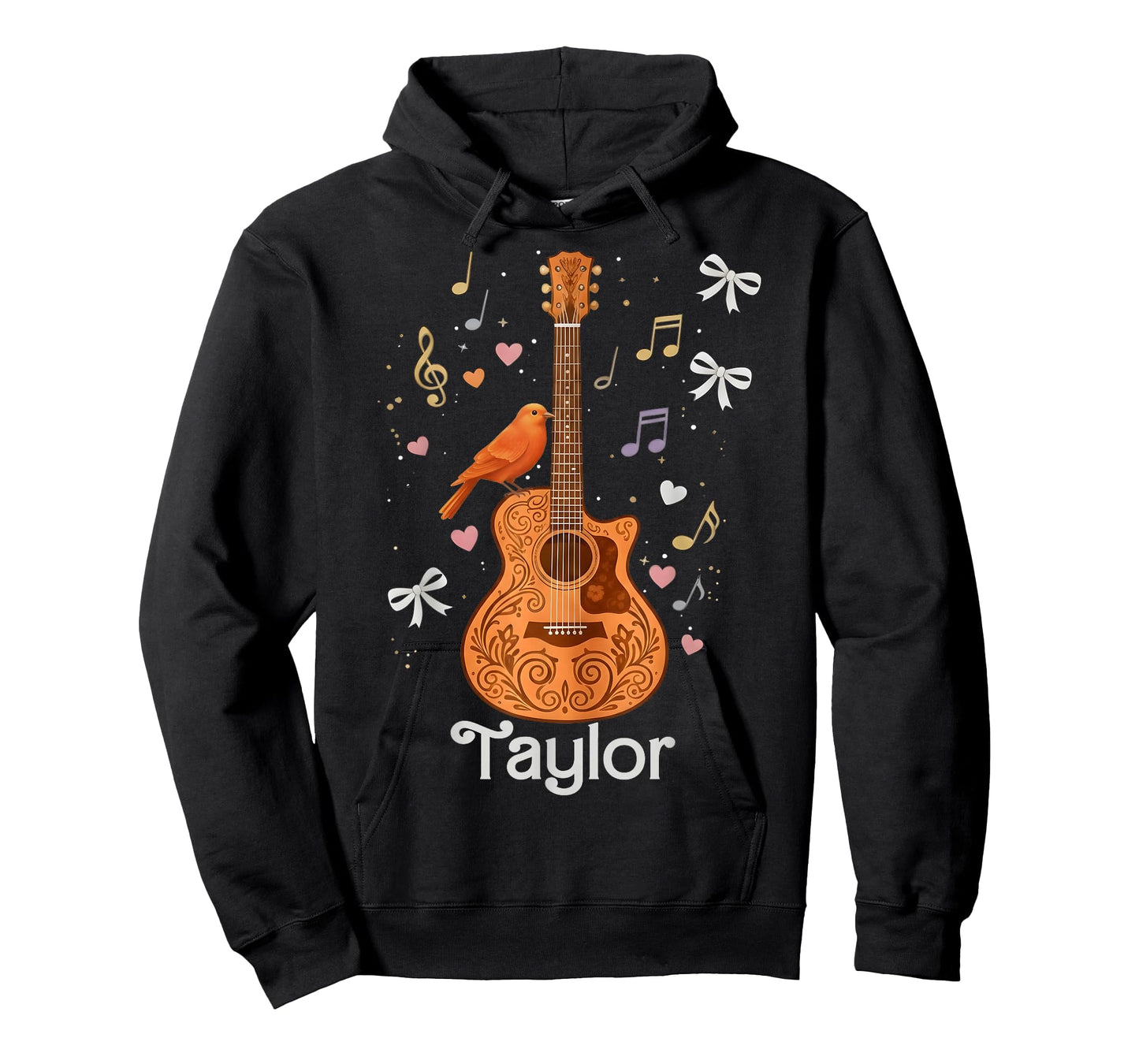 Taylor Bird Bow Heart Outfit Youth Women Teen Girl Name 80's T-Shirt