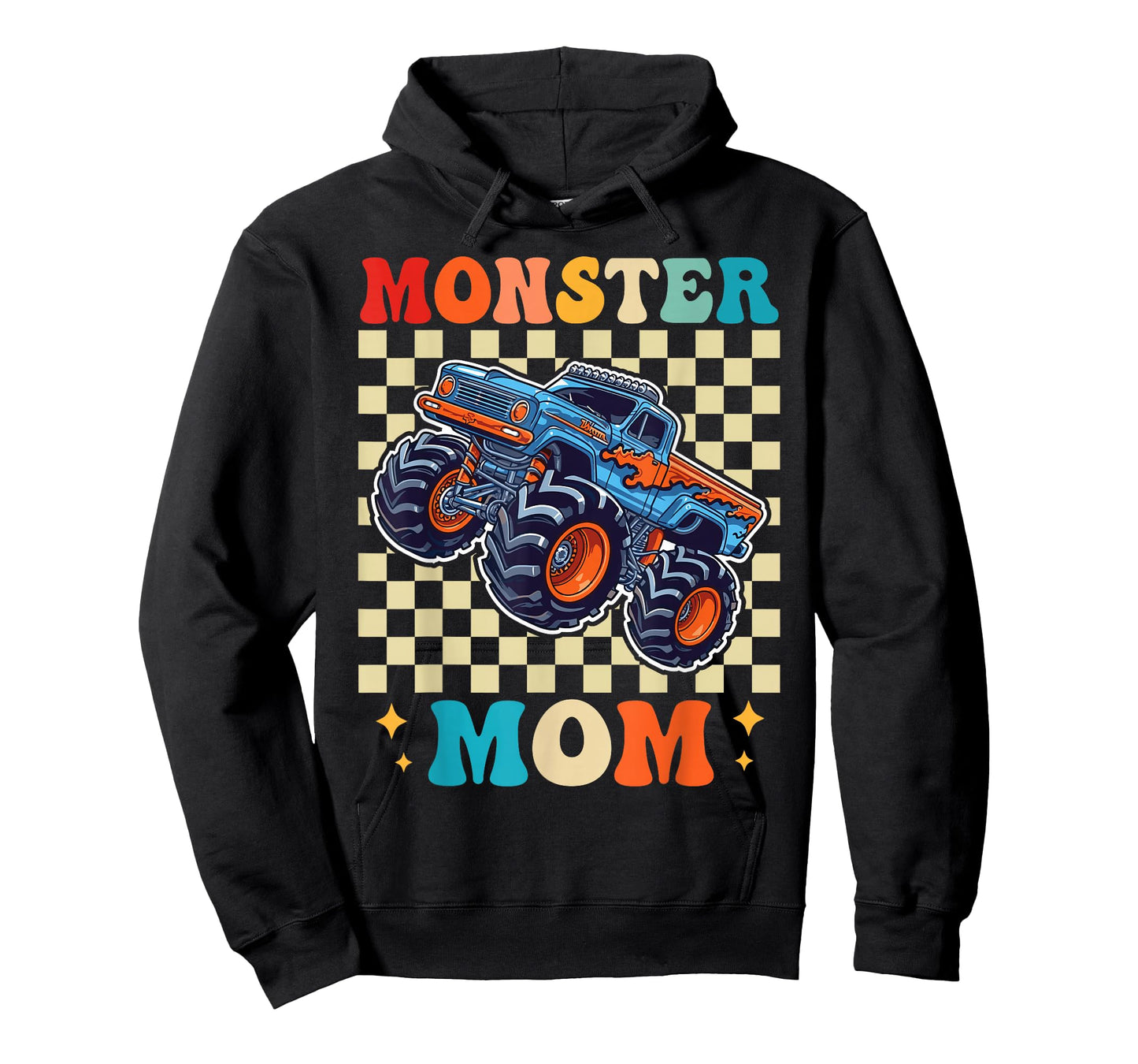 Monster Truck Mom Family Matching Monster Trucks Birthday T-Shirt