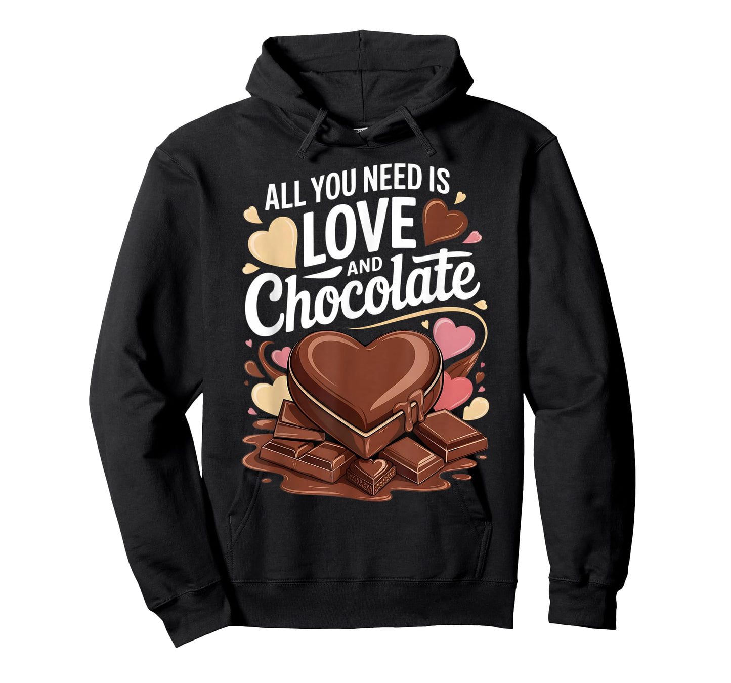 All You Need is Love and Chocolate Candy Heart T-Shirt