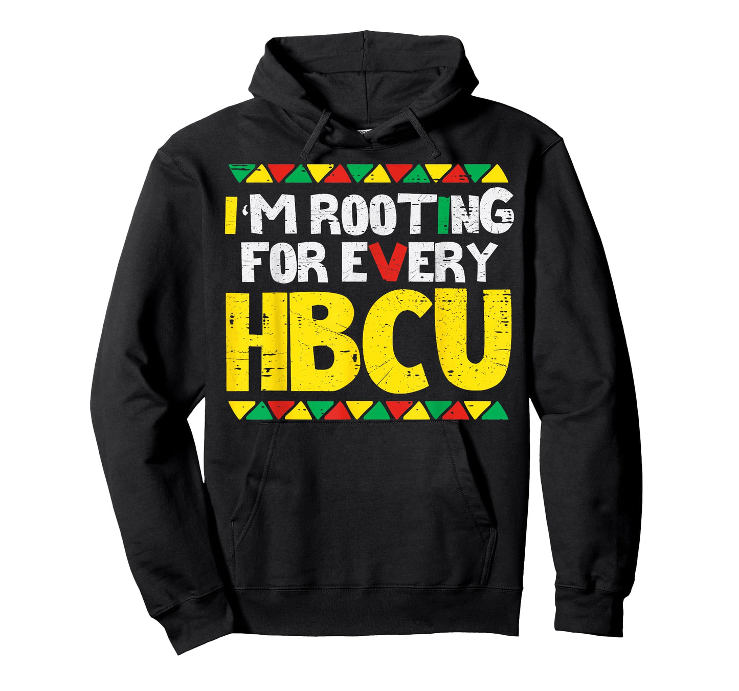 Black History Rooting for Every HBCU Teacher Men Women Kids T-Shirt