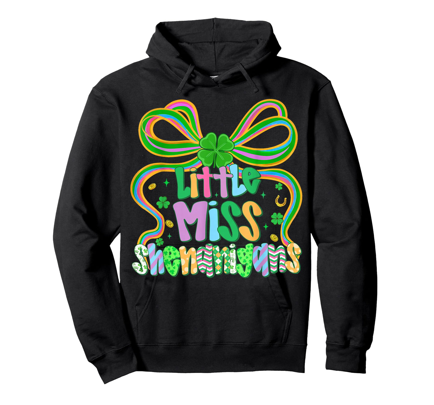 Little Miss Shenanigans St Patricks Day Shirts Girls Toddler T-Shirt