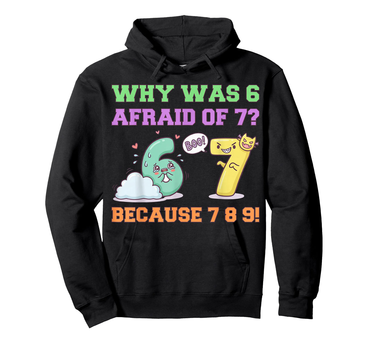 Number 67 6 7 6/7 6-7 Meme Costumes Why was 6 Afraid of 7 T-Shirt