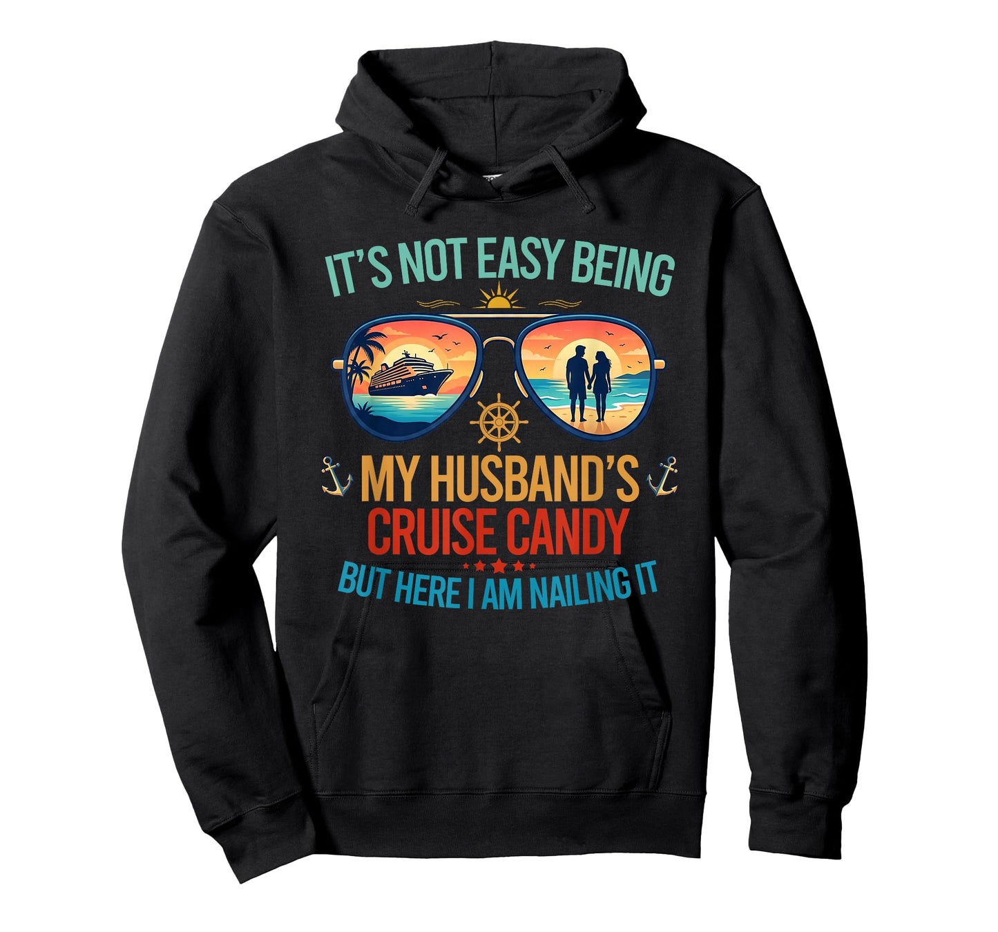 Husband and Wife Cruise Candy Funny Matching Couples T-Shirt