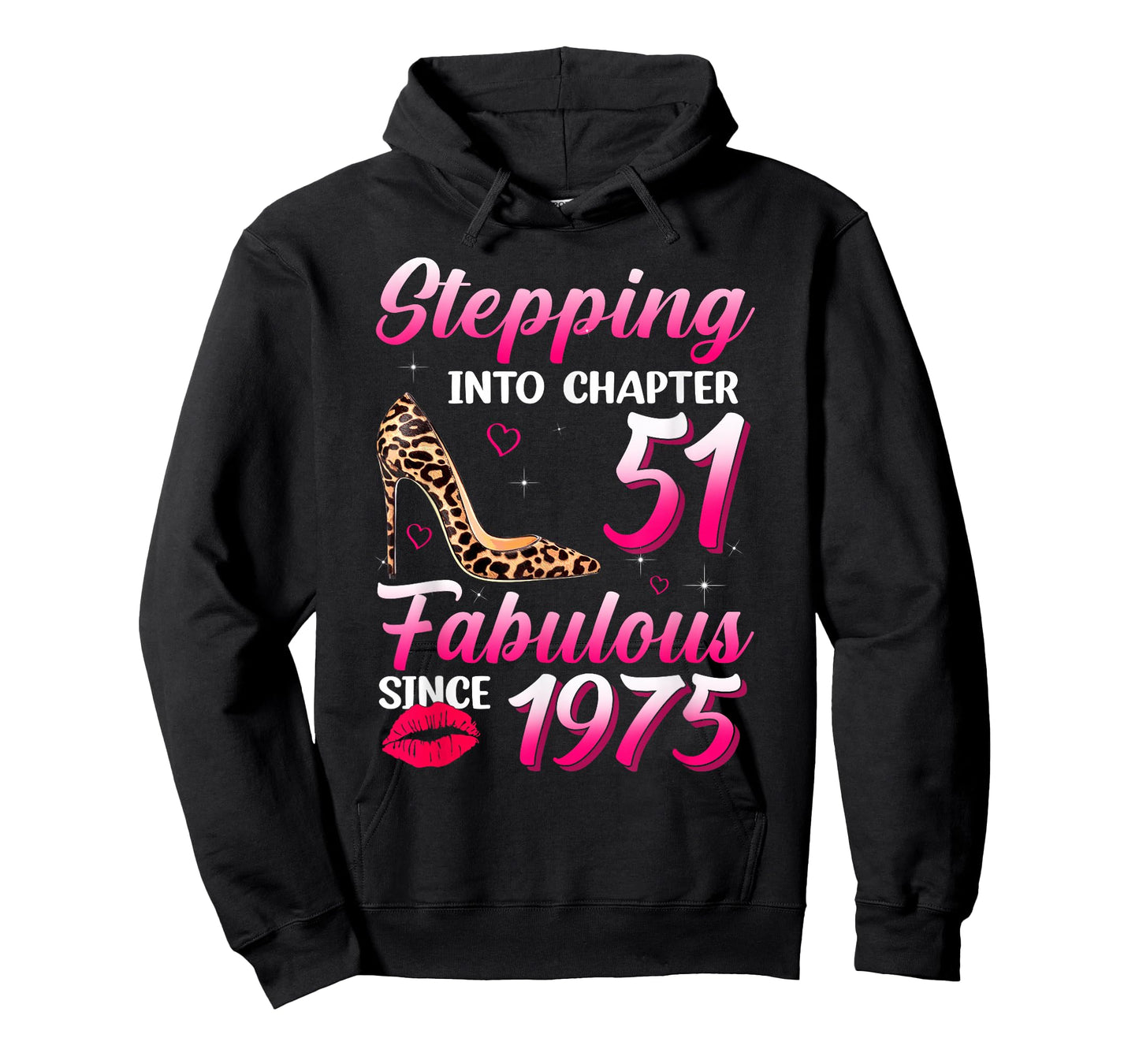 Stepping Into Chapter 51 Fabulous Since 1975 51st Birthday T-Shirt