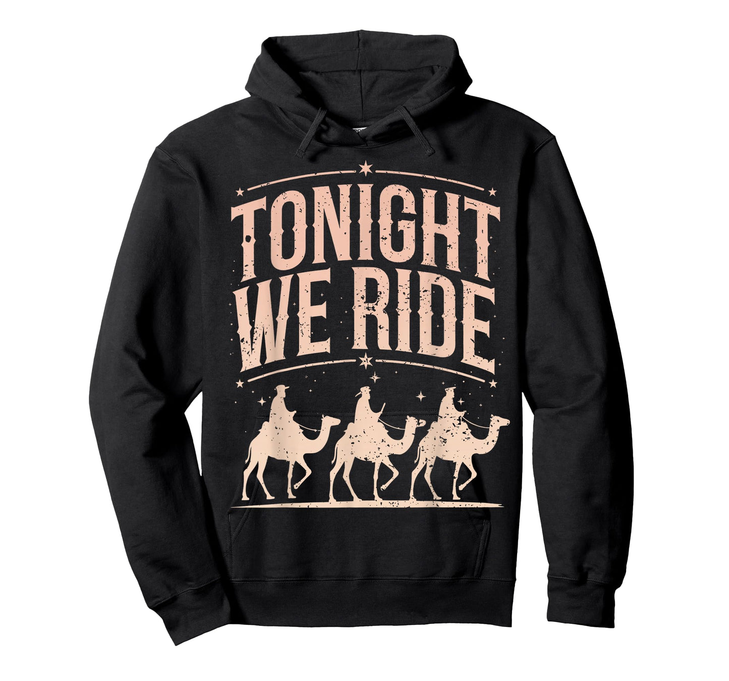 Retro Tonight We Ride Three Wise Men Christmas Nativity T-Shirt