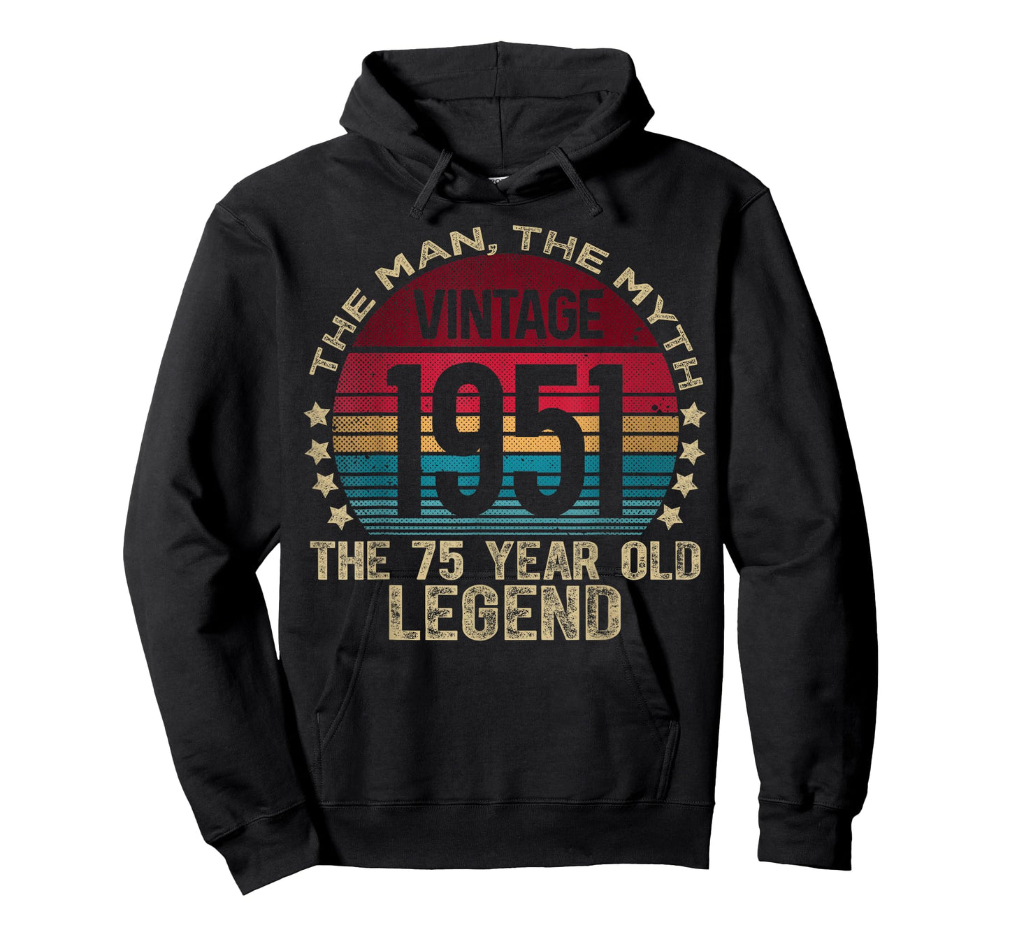 75 Year Old Gifts Vintage 1951 Limited Edition 75th Birthday T-Shirt