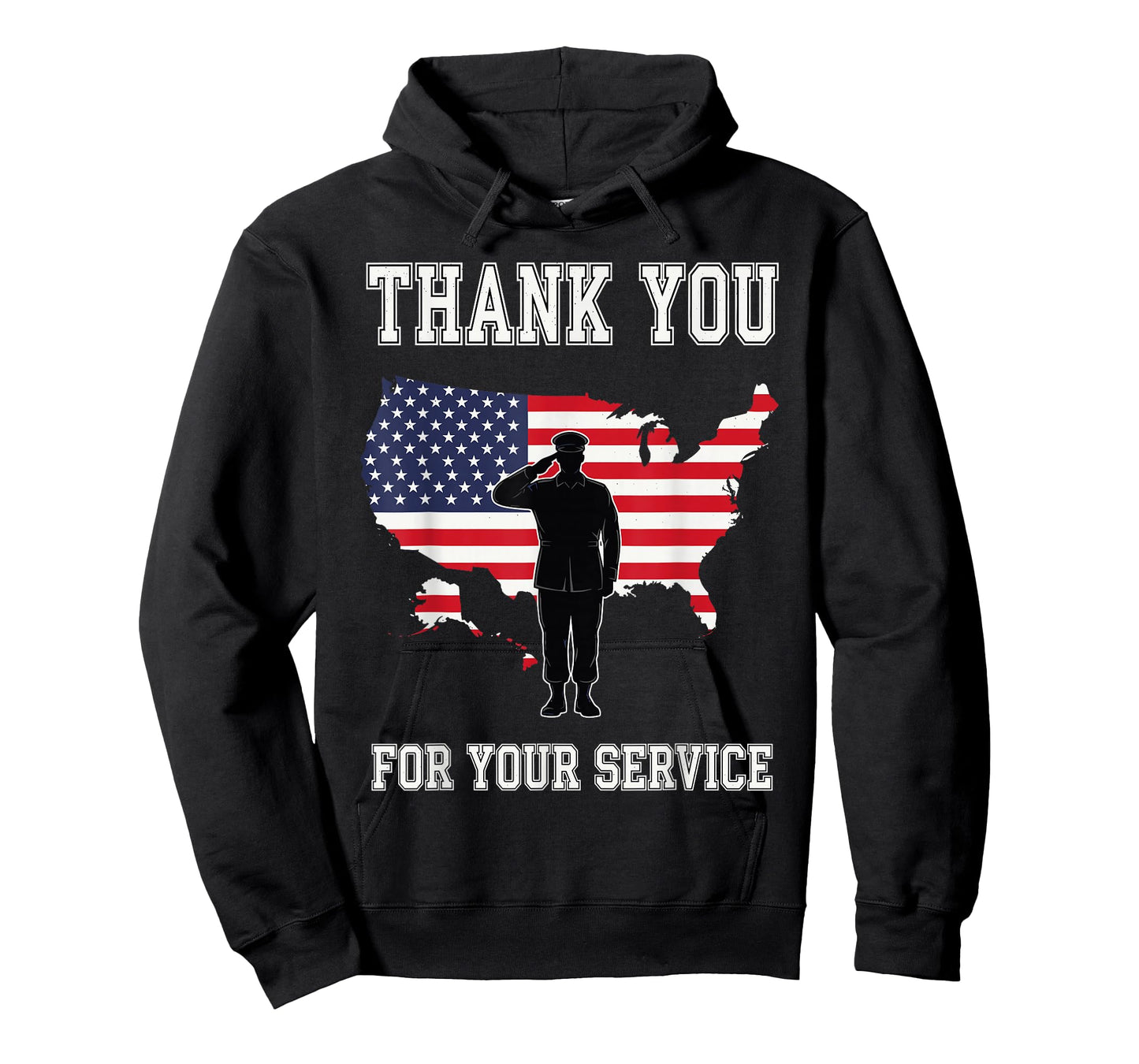 Thank You Veterans Shirt, American Flag Salute T-Shirt