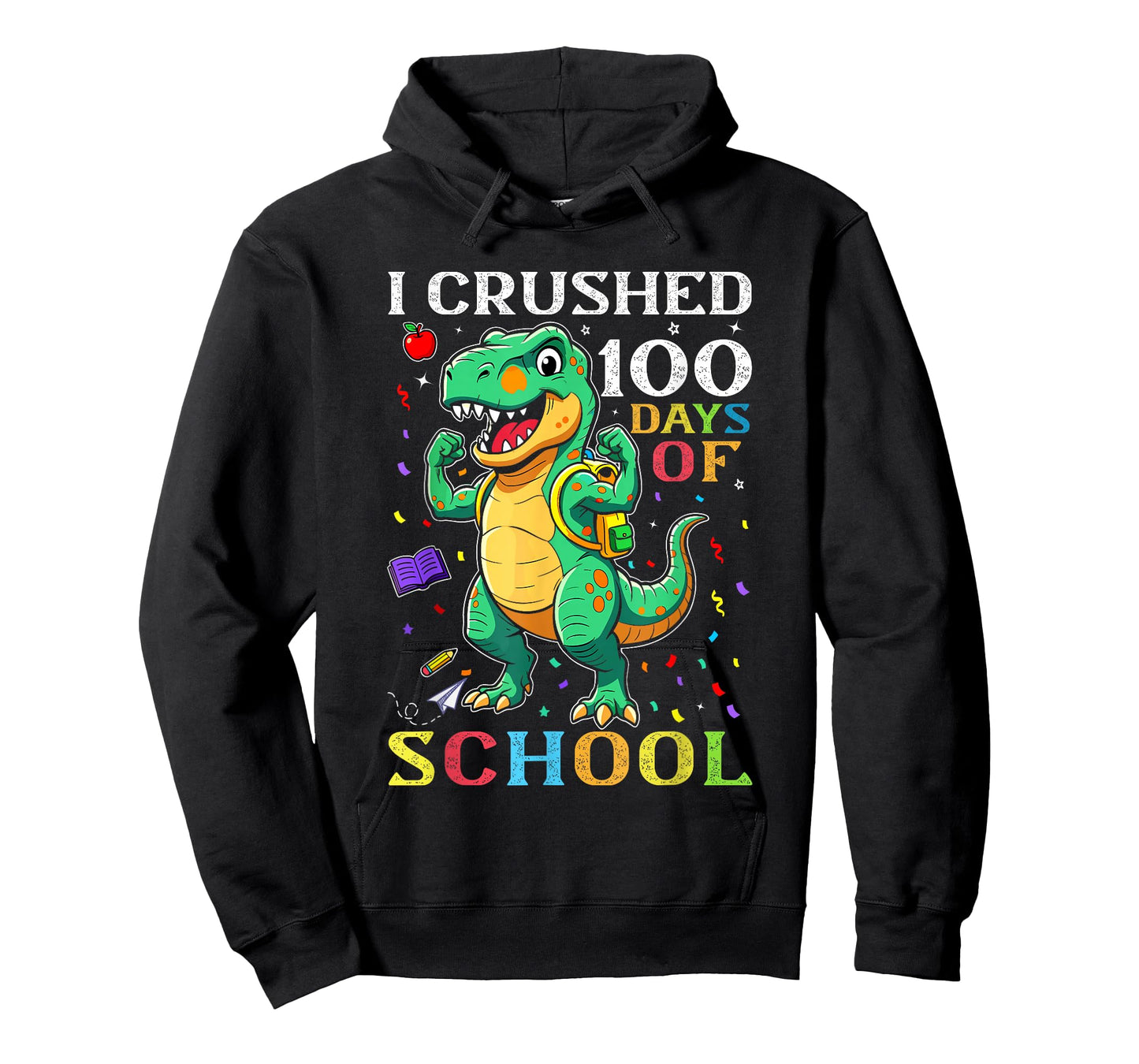 100 Days of School Boys Dinosaur 100th Day of School Kids T-Shirt