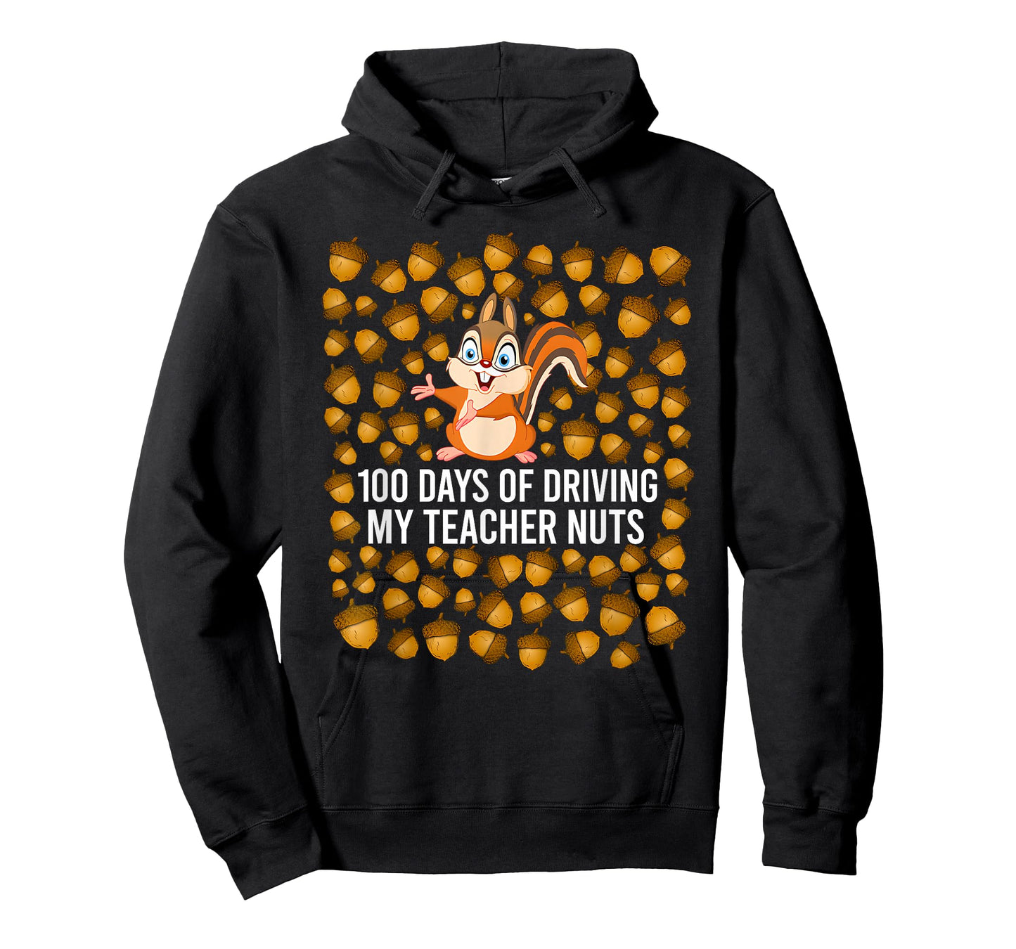 100 Days of Driving My Teacher Nuts Dabbing Squirrel School T-Shirt