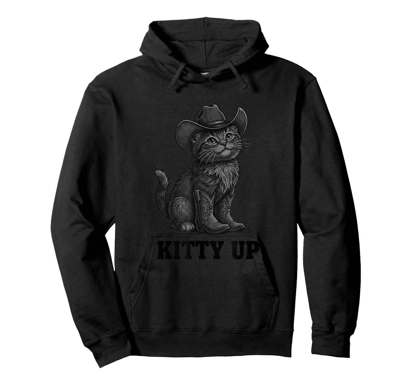 Cowboy Cat Kitty Up Vintage Western Cat T-Shirt