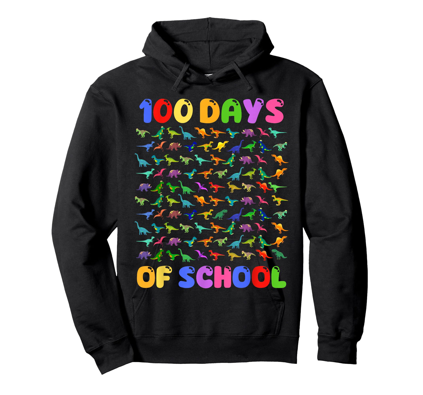 100 Days of School 100th Day Dinosaur Kids T-Shirt