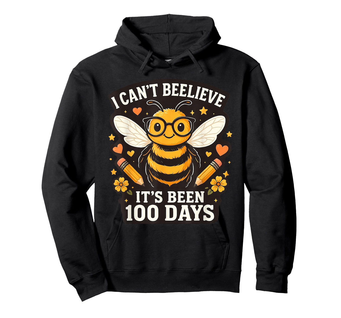 I Can't Believe Its Been 100 Days Funny Bee 100th Day School T-Shirt