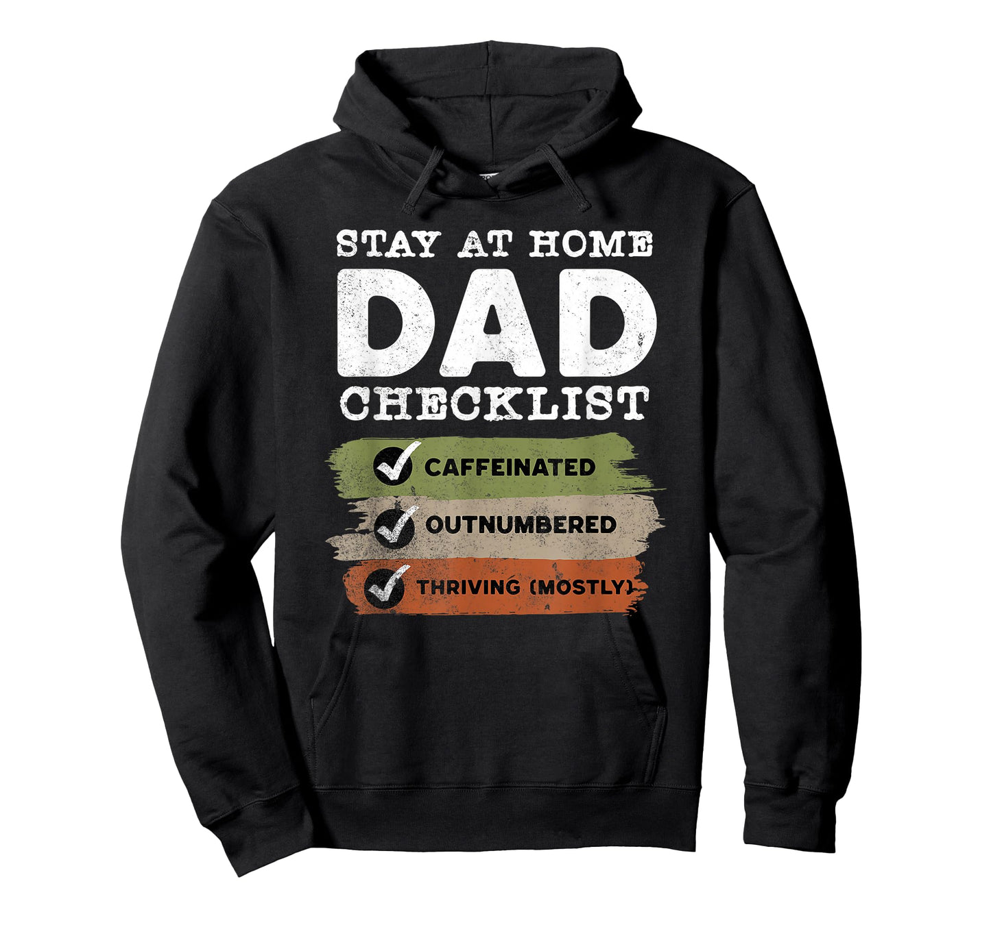 Stay at Home Dad Checklist Funny Parenting Humor T-Shirt