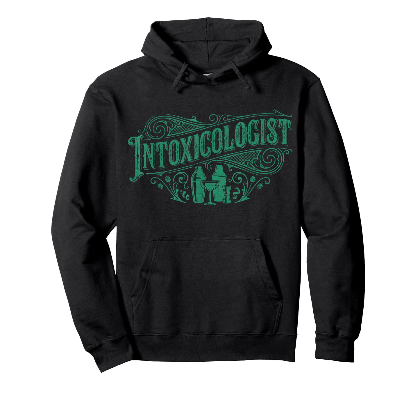 Funny Retro Intoxicologist Cocktail Lover Bartender Vintage T-Shirt