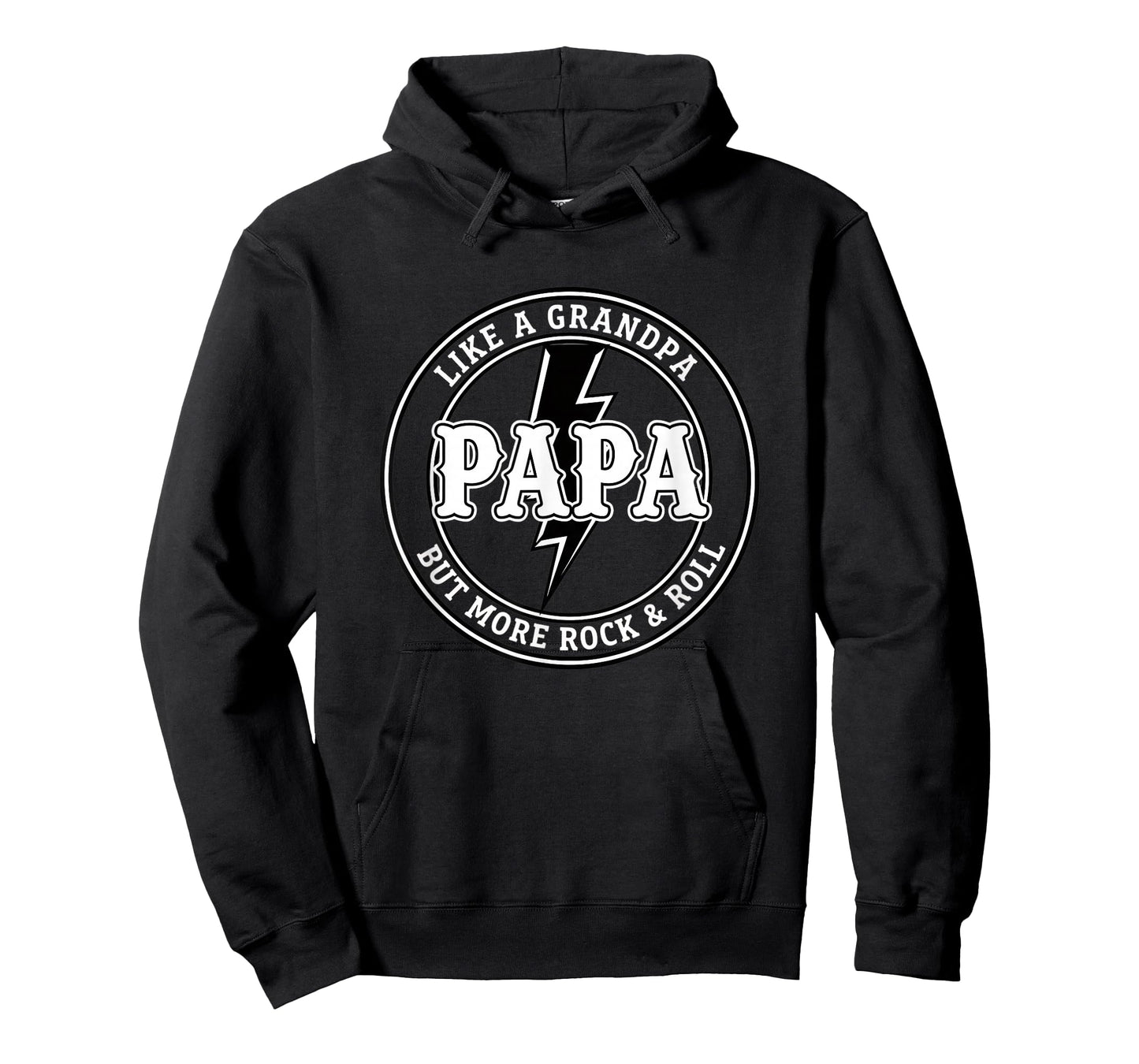 Dad Papa Like A Grandpa But More Rock & Roll, Funny DadPapa T-Shirt