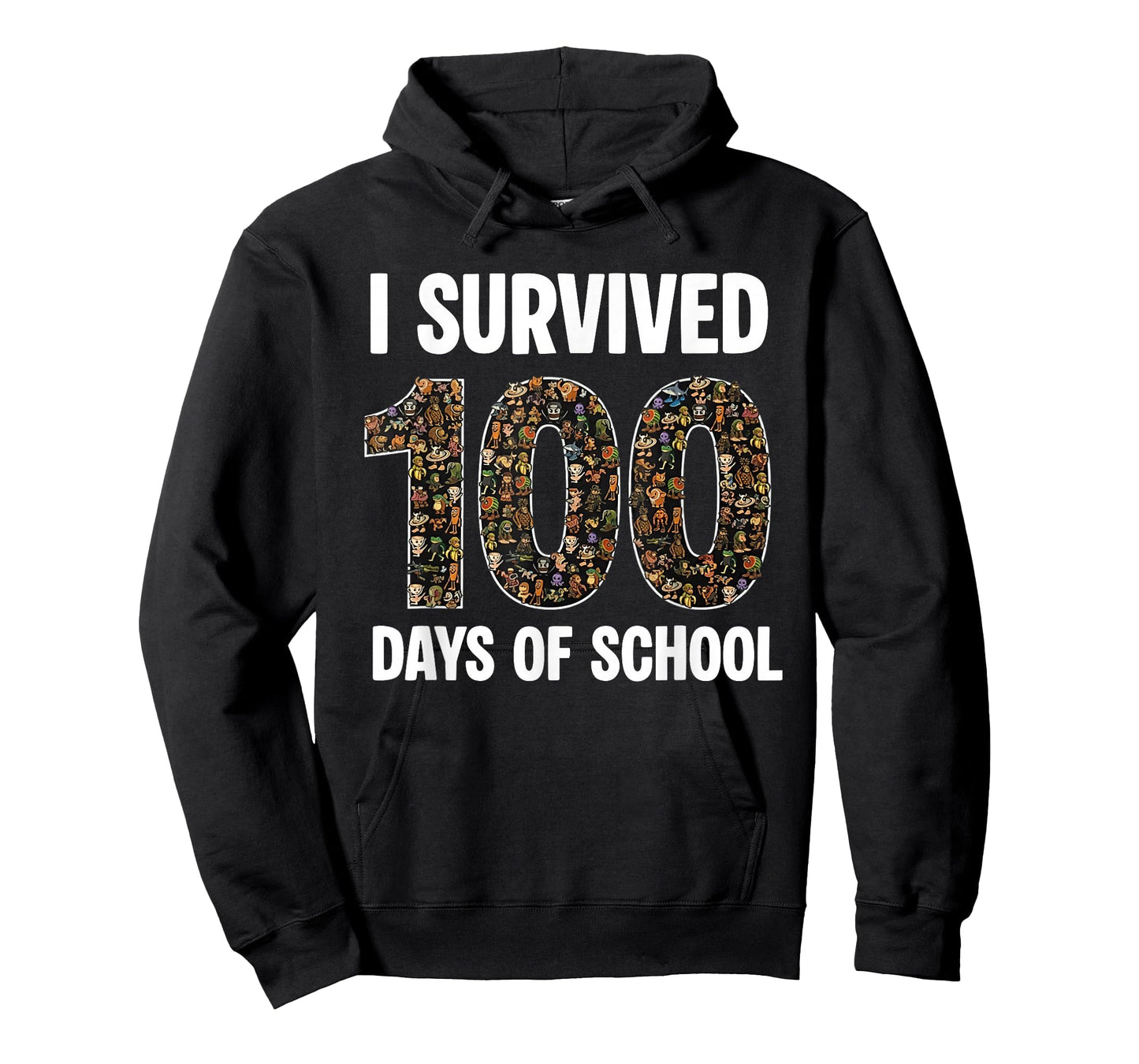 100 Days of School Funny Brain Rot Italian Brainrot Boy Kids T-Shirt