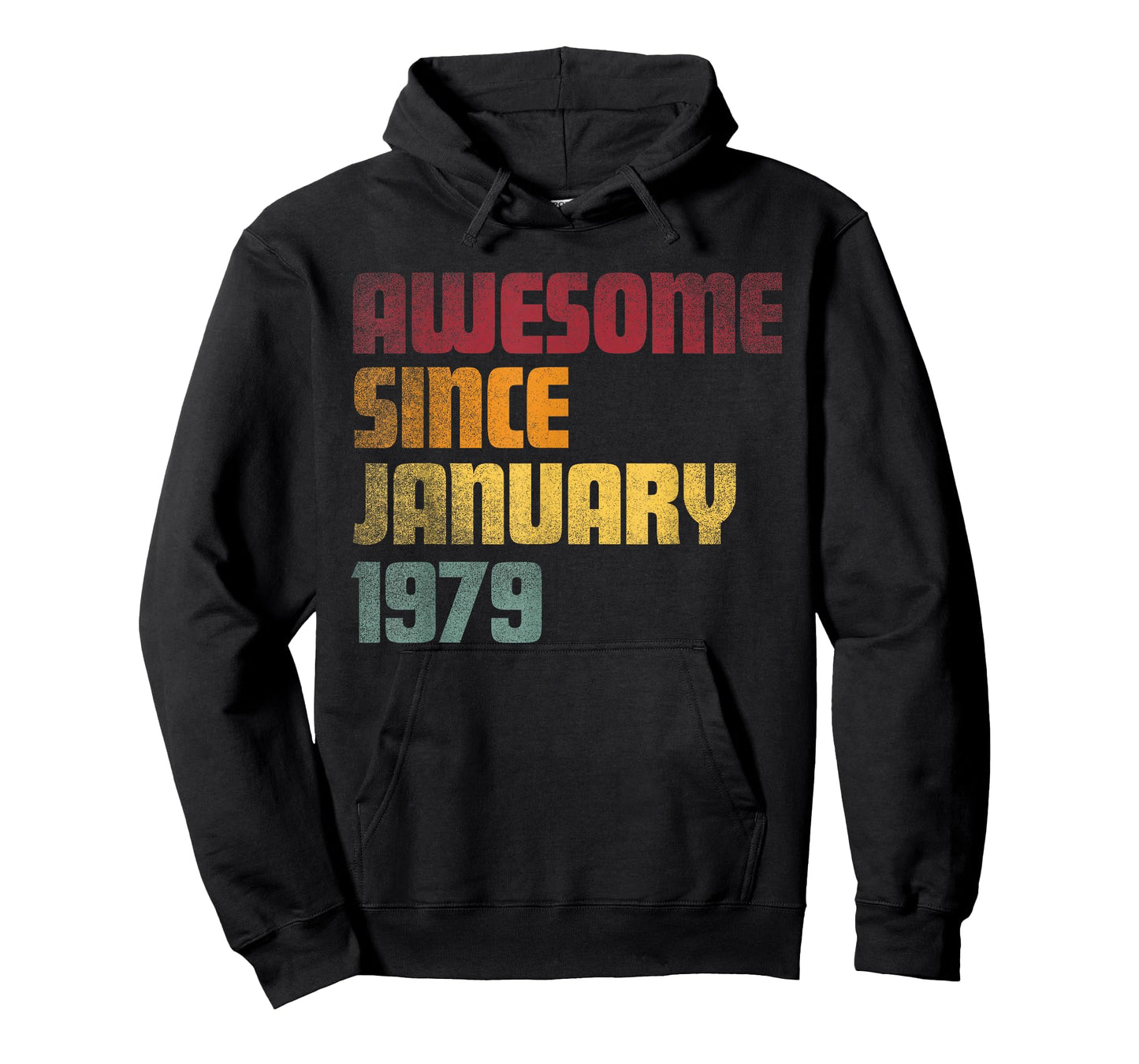 Awesome Since January 1979 47th Birthday - Vintage T-Shirt
